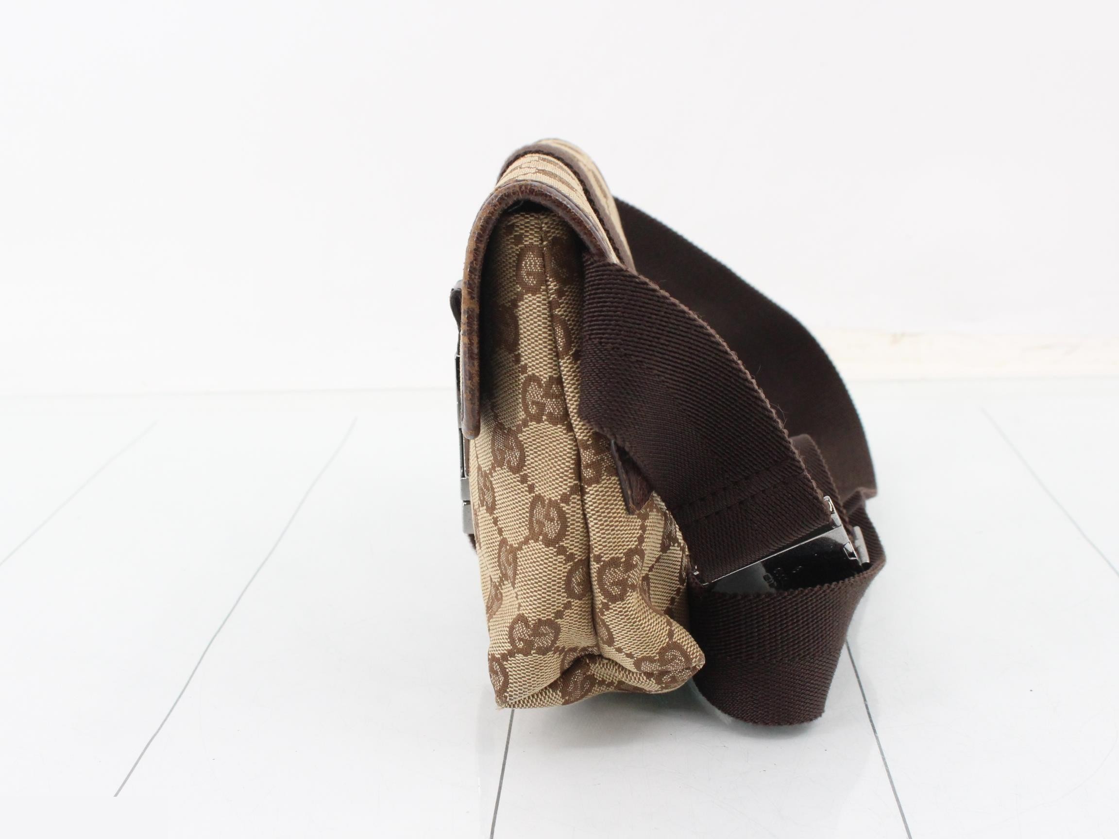 Canvas body bag, brown, 131236, 200047 — view 3