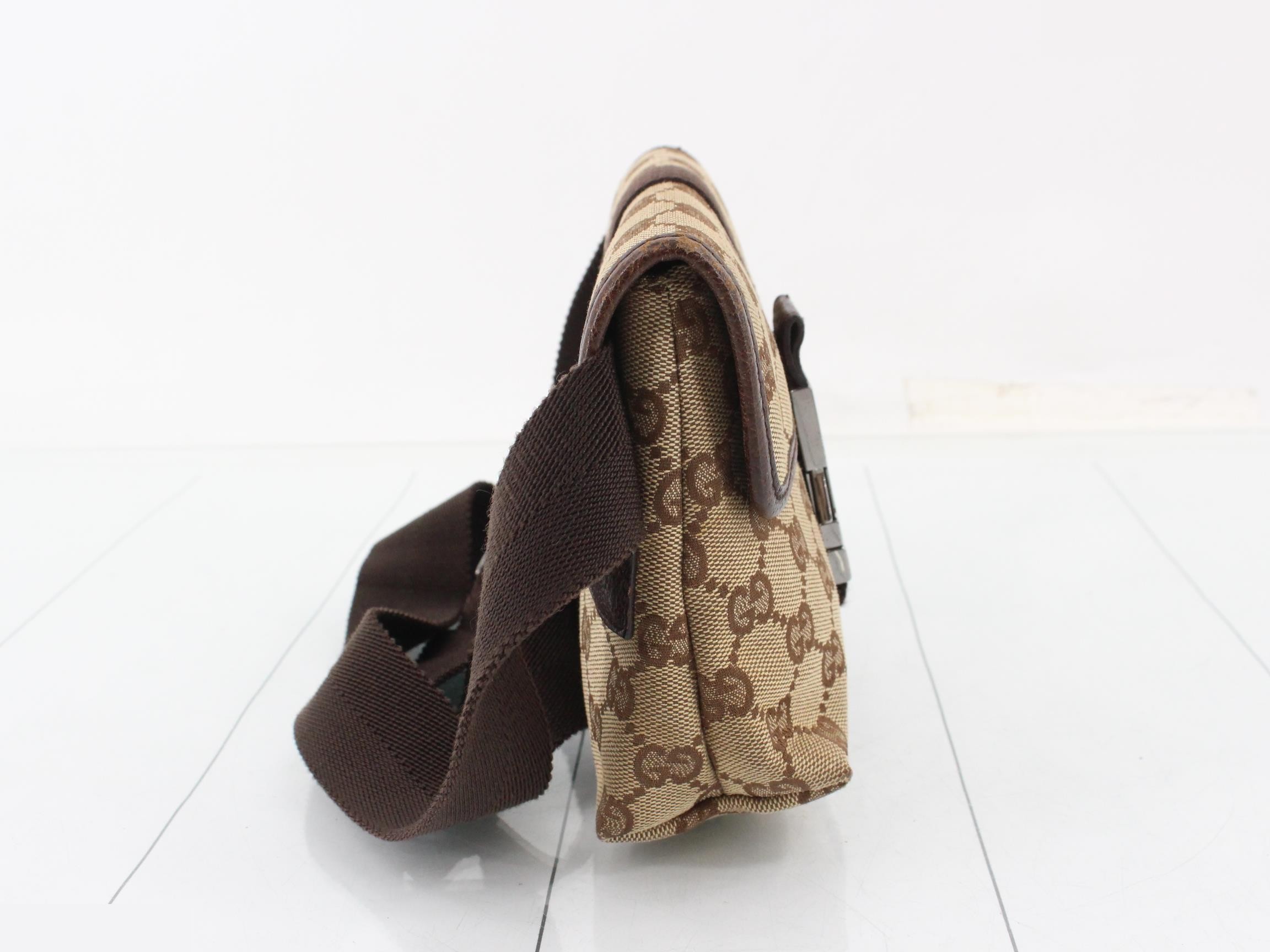 Canvas body bag, brown, 131236, 200047 — view 4
