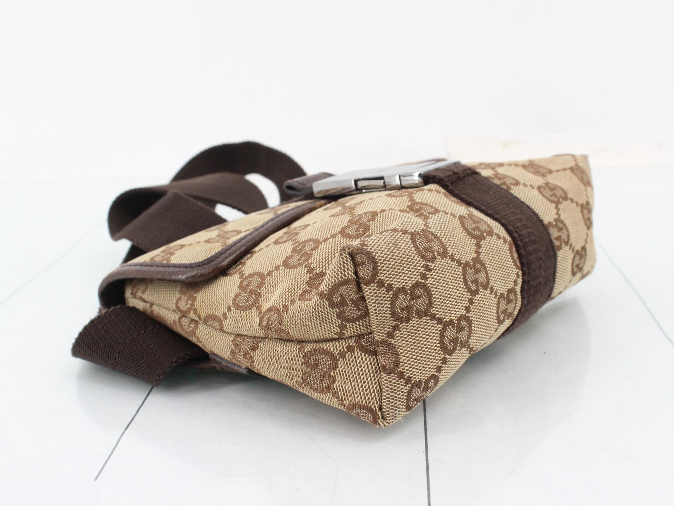 Canvas body bag, brown, 131236, 200047 — view 5