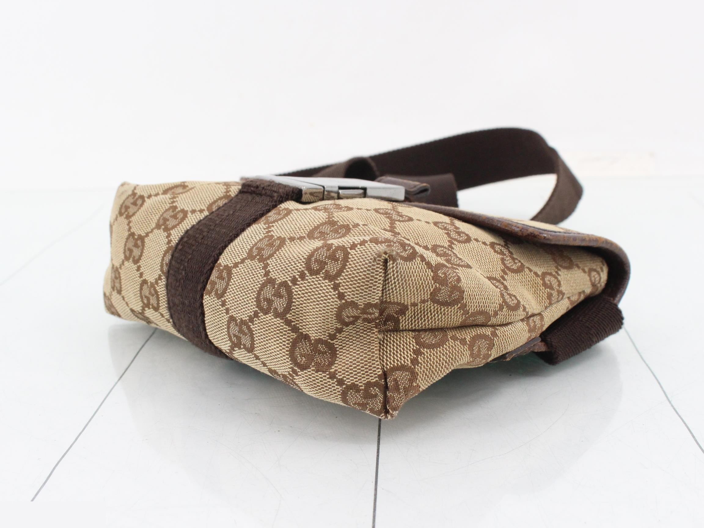 Canvas body bag, brown, 131236, 200047 — view 6