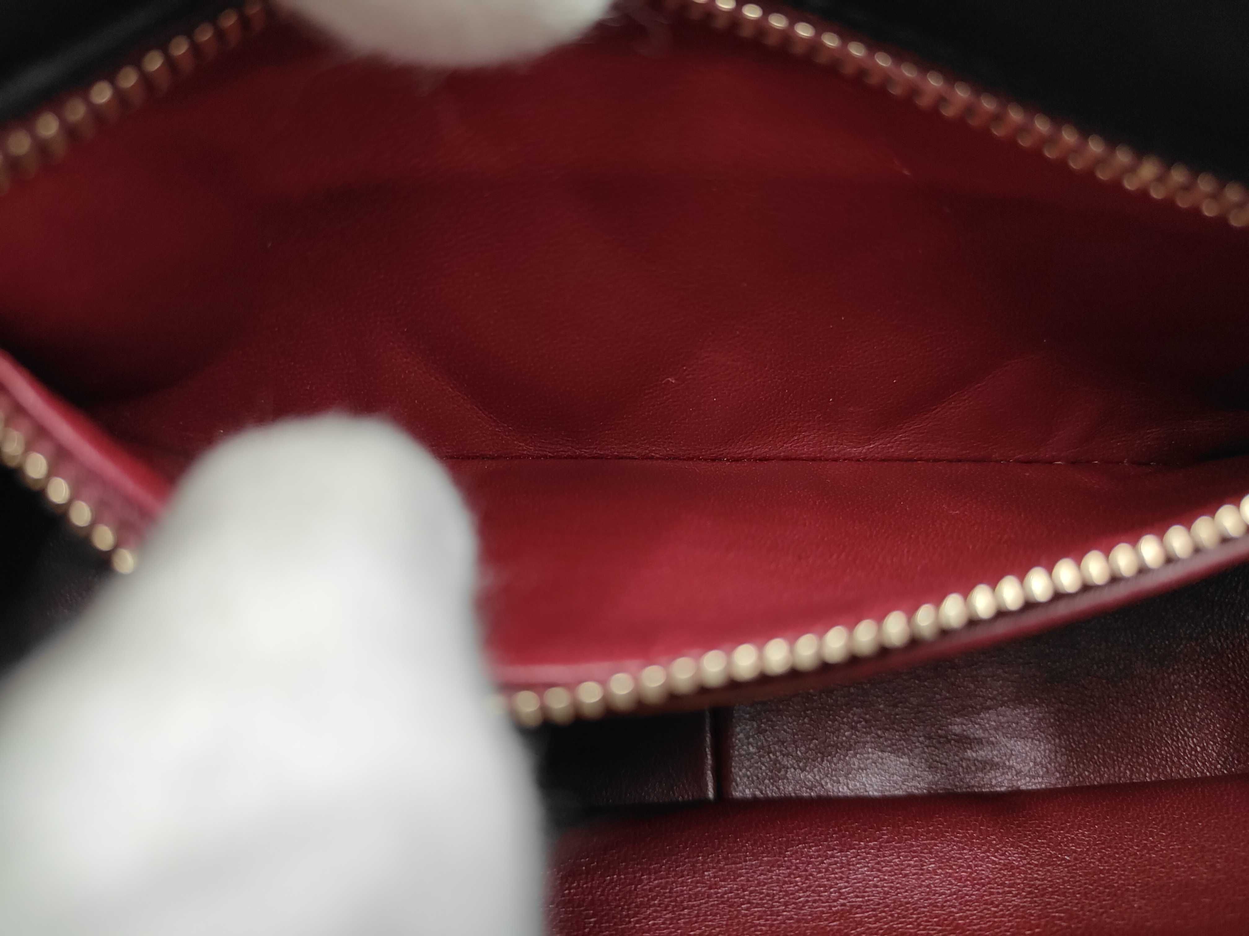 Mini Matelassé Lambskin Black Chain Shoulder Bag — view 10