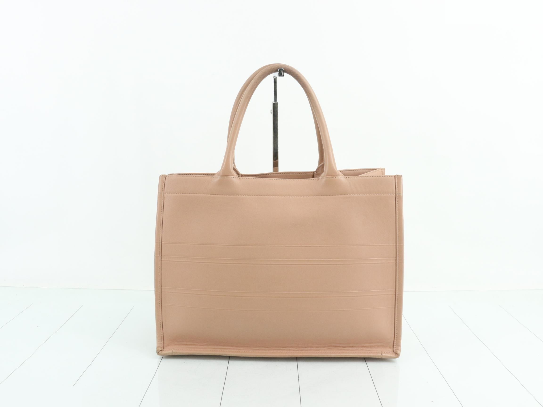Book Tote Medium Leather Tote Bag — view 2
