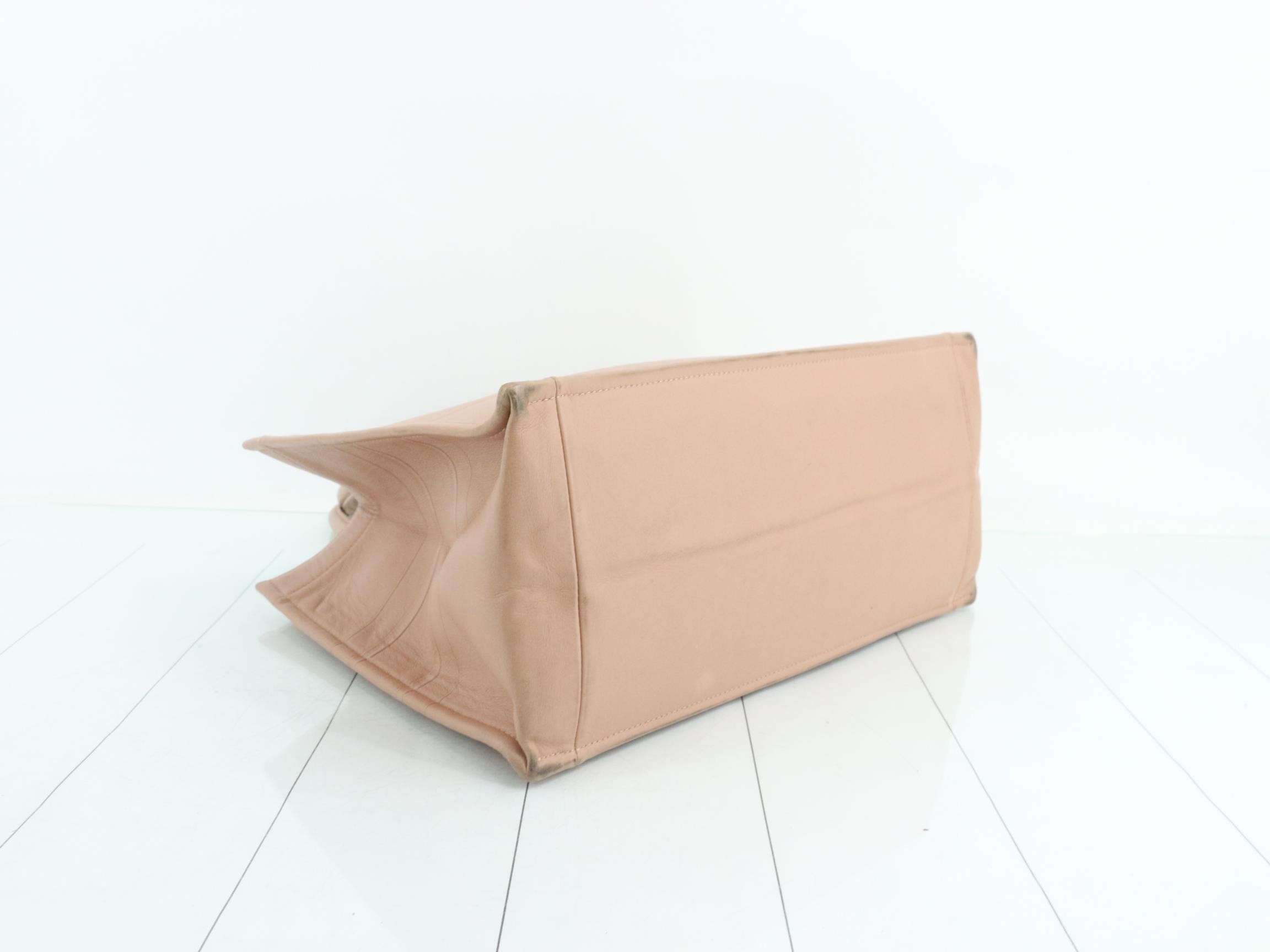 Book Tote Medium Leather Tote Bag — view 5