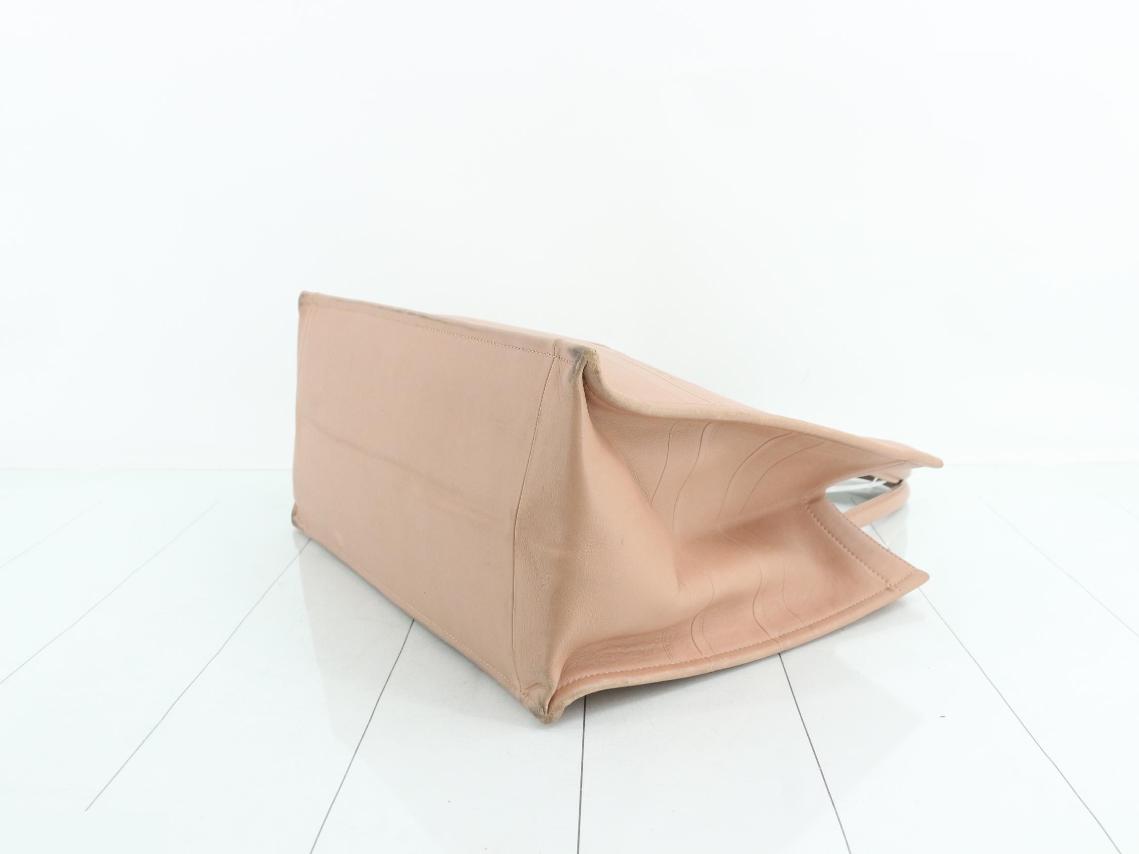 Book Tote Medium Leather Tote Bag — view 6