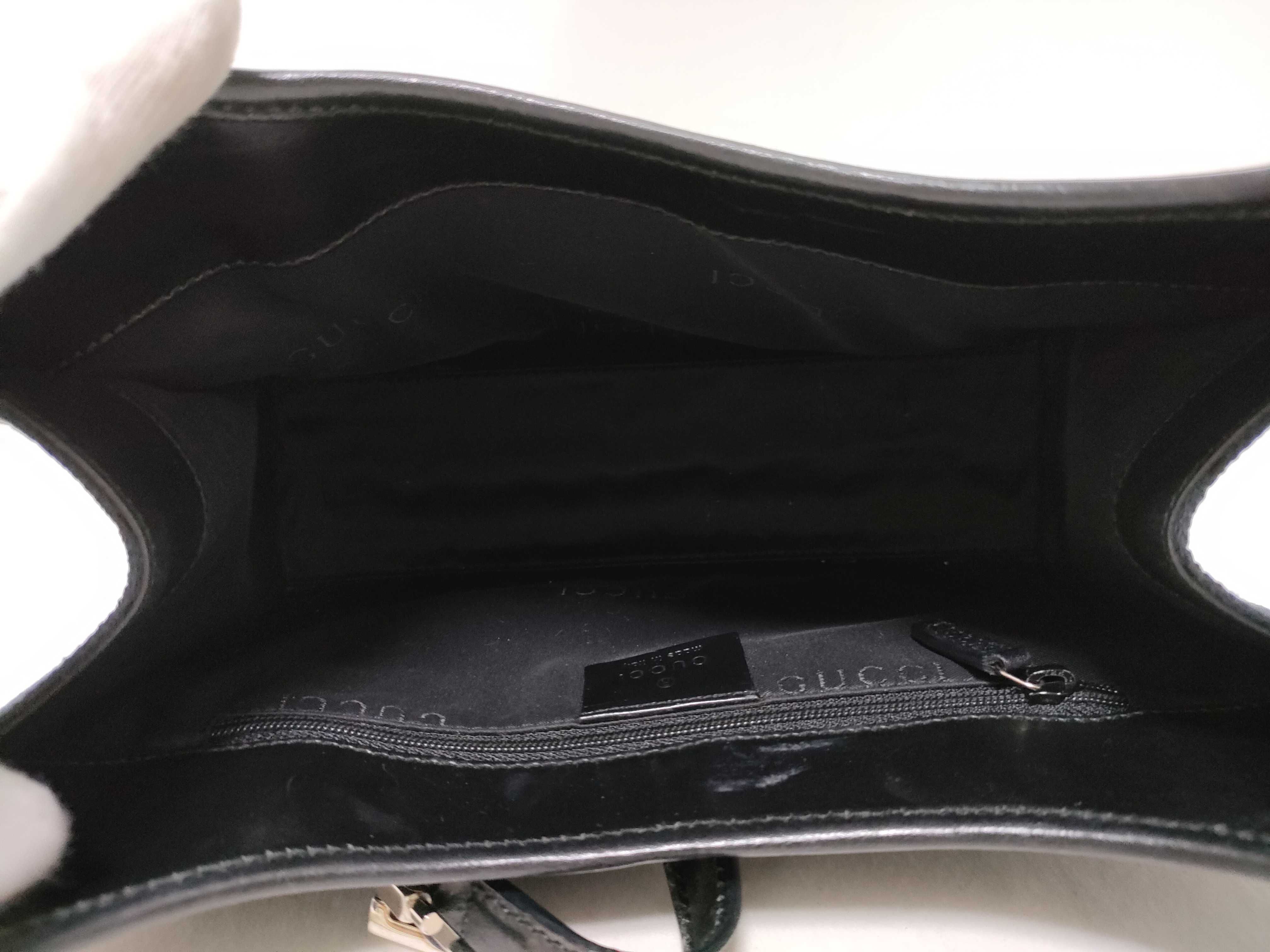 GG Canvas Gucci 002.1068 GG Mini Handbag Black Handbag — view 9