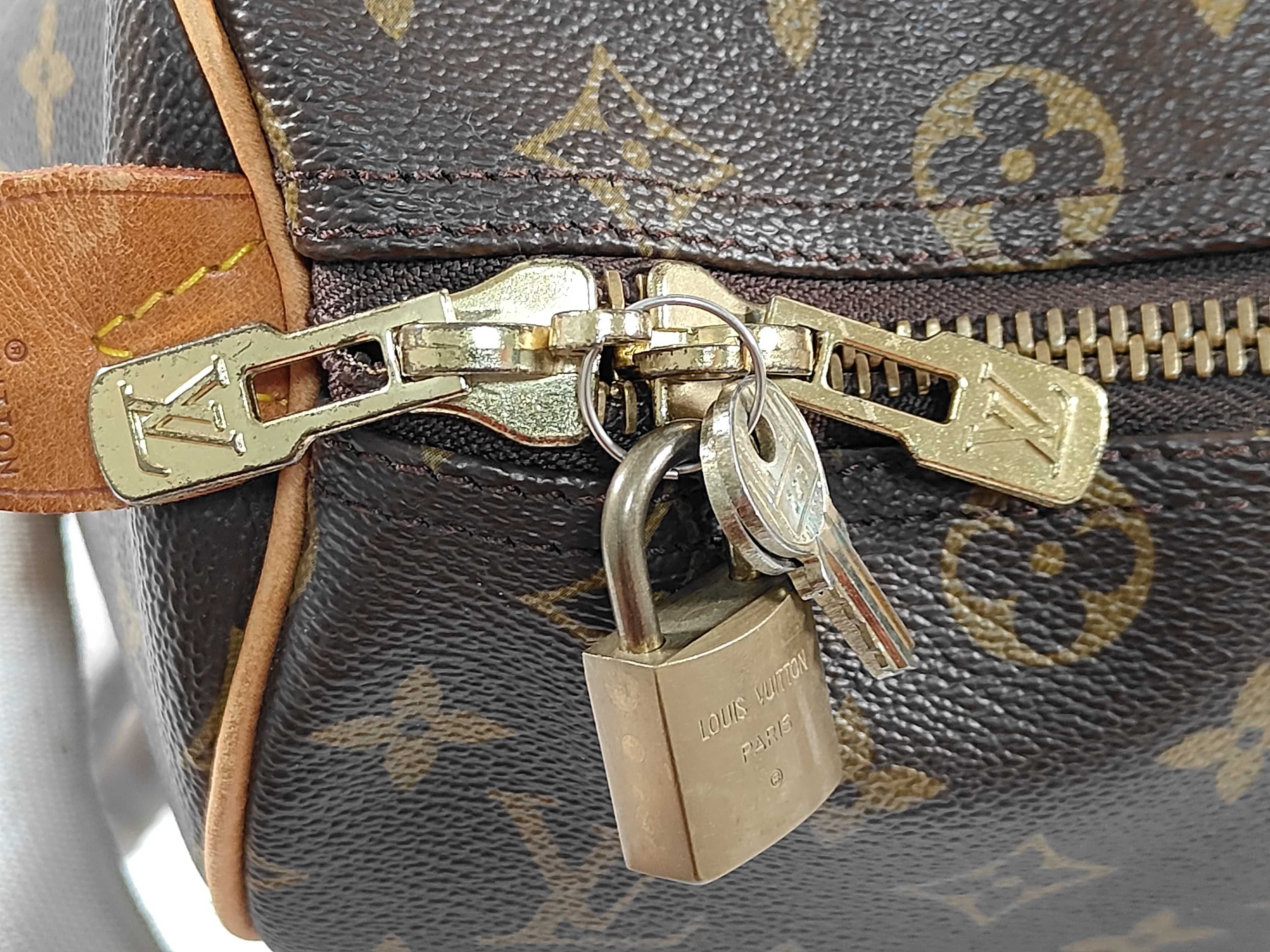 Monogram Keepall 45 M41428 VI863 Brown Boston Bag — view 8