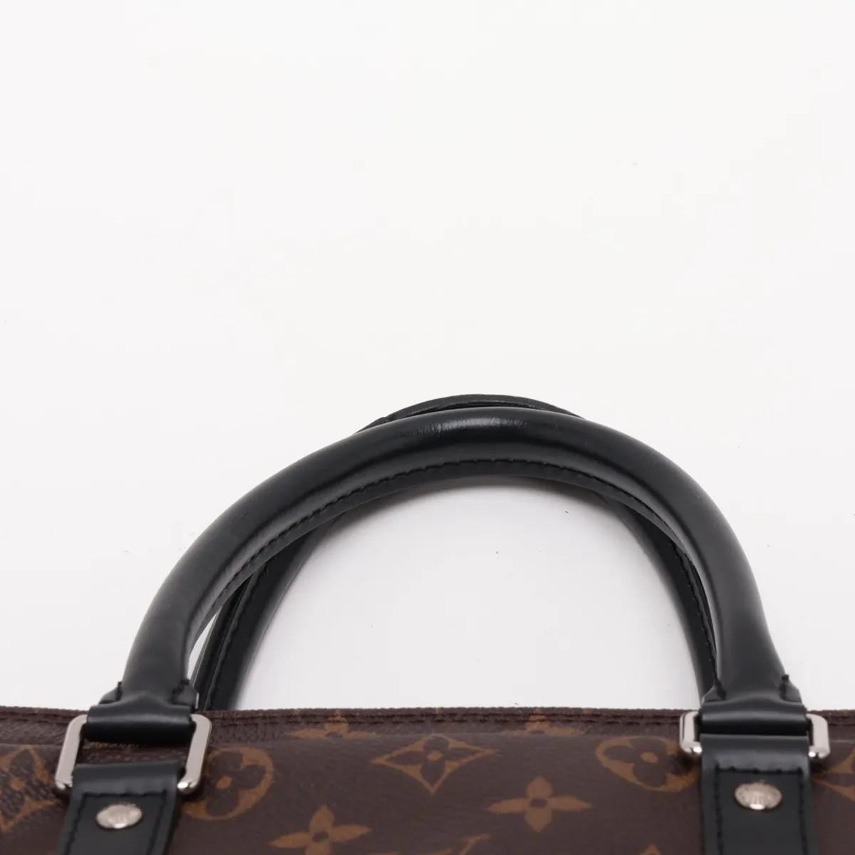 Monogram Macassar Port Document Voyage PM M52005 GI4128 Brown x Black (RFID detected) — view 6