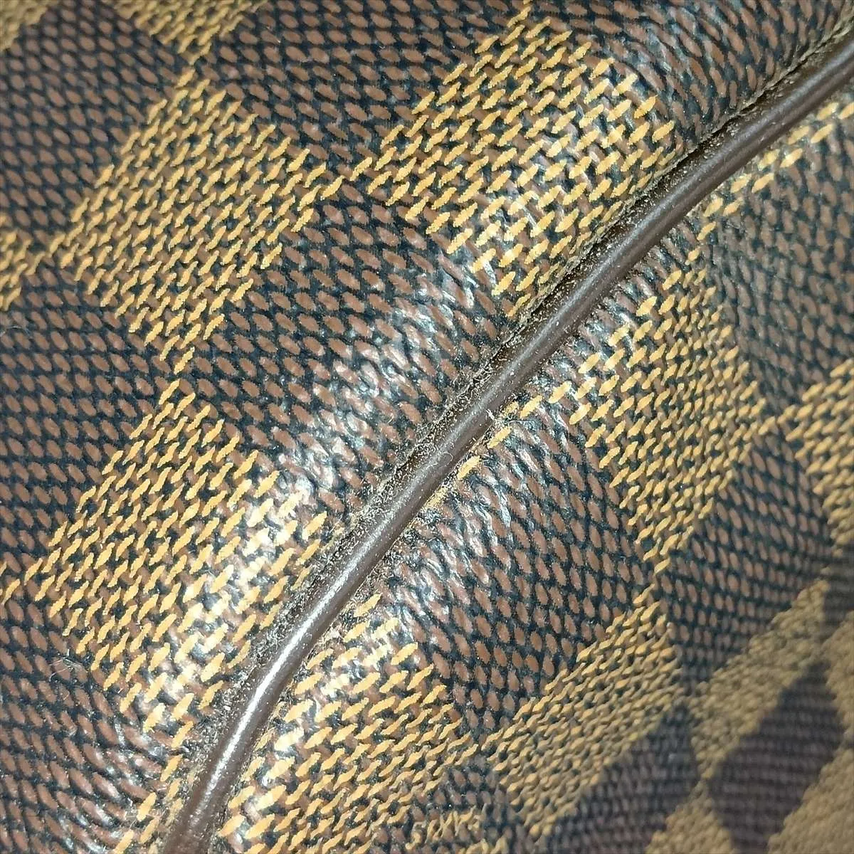 Damier Keepall 50 N41427 MB4102 Brown with initials — view 14