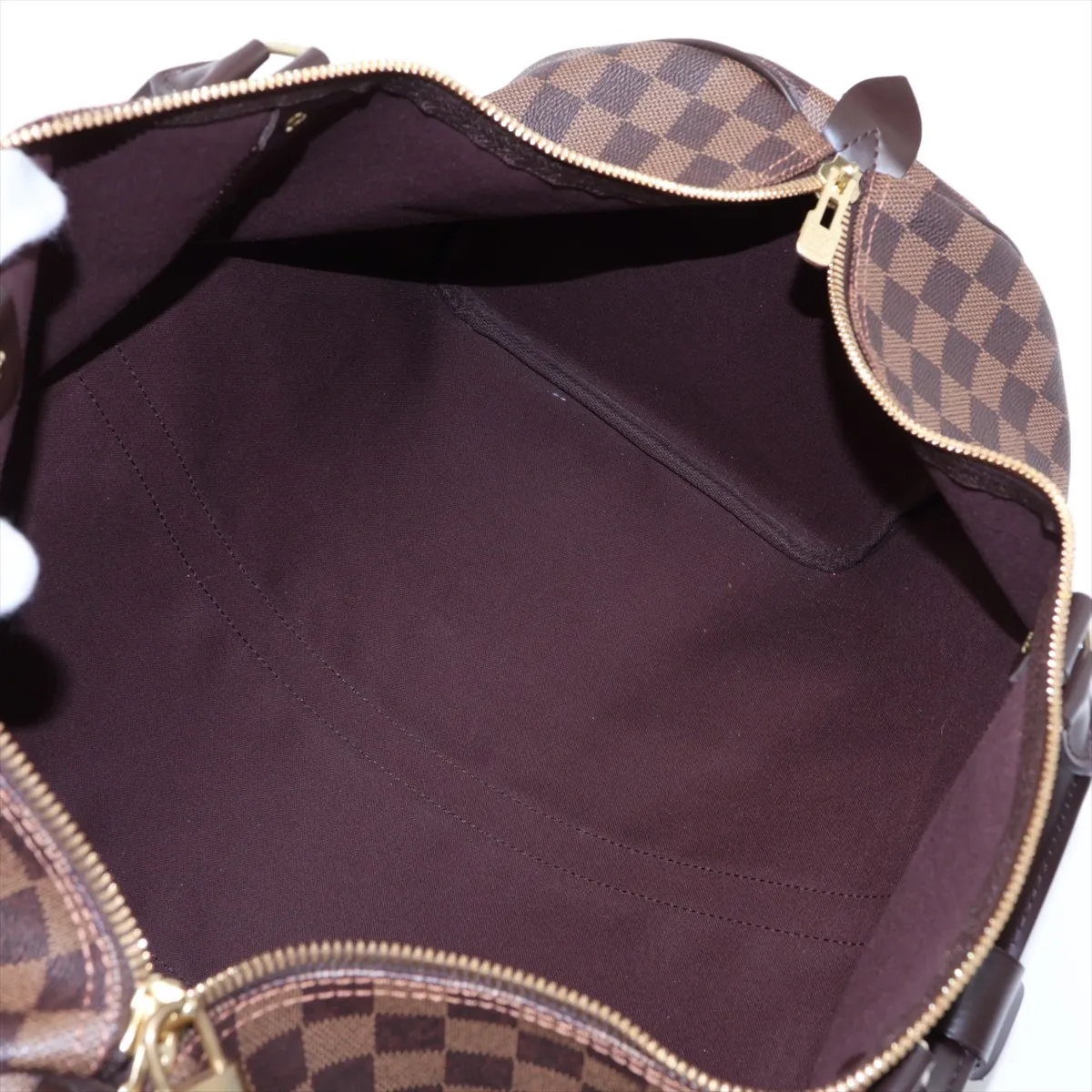 Damier Keepall 50 N41427 MB4102 Brown with initials — view 7