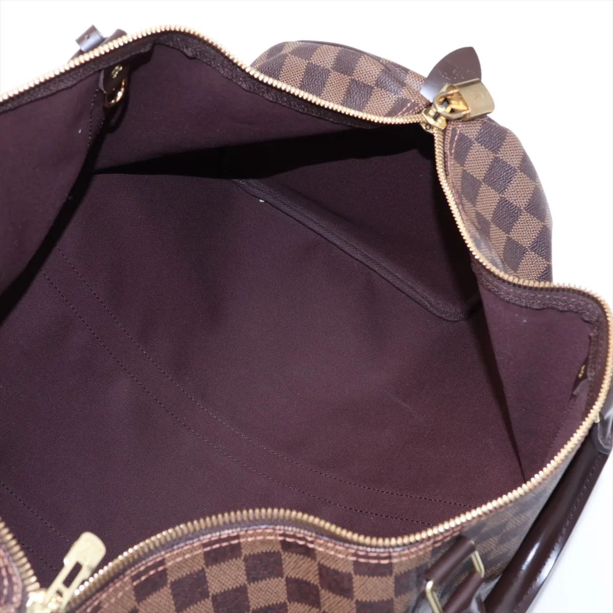 Damier Keepall 50 N41427 MB4102 Brown with initials — view 8