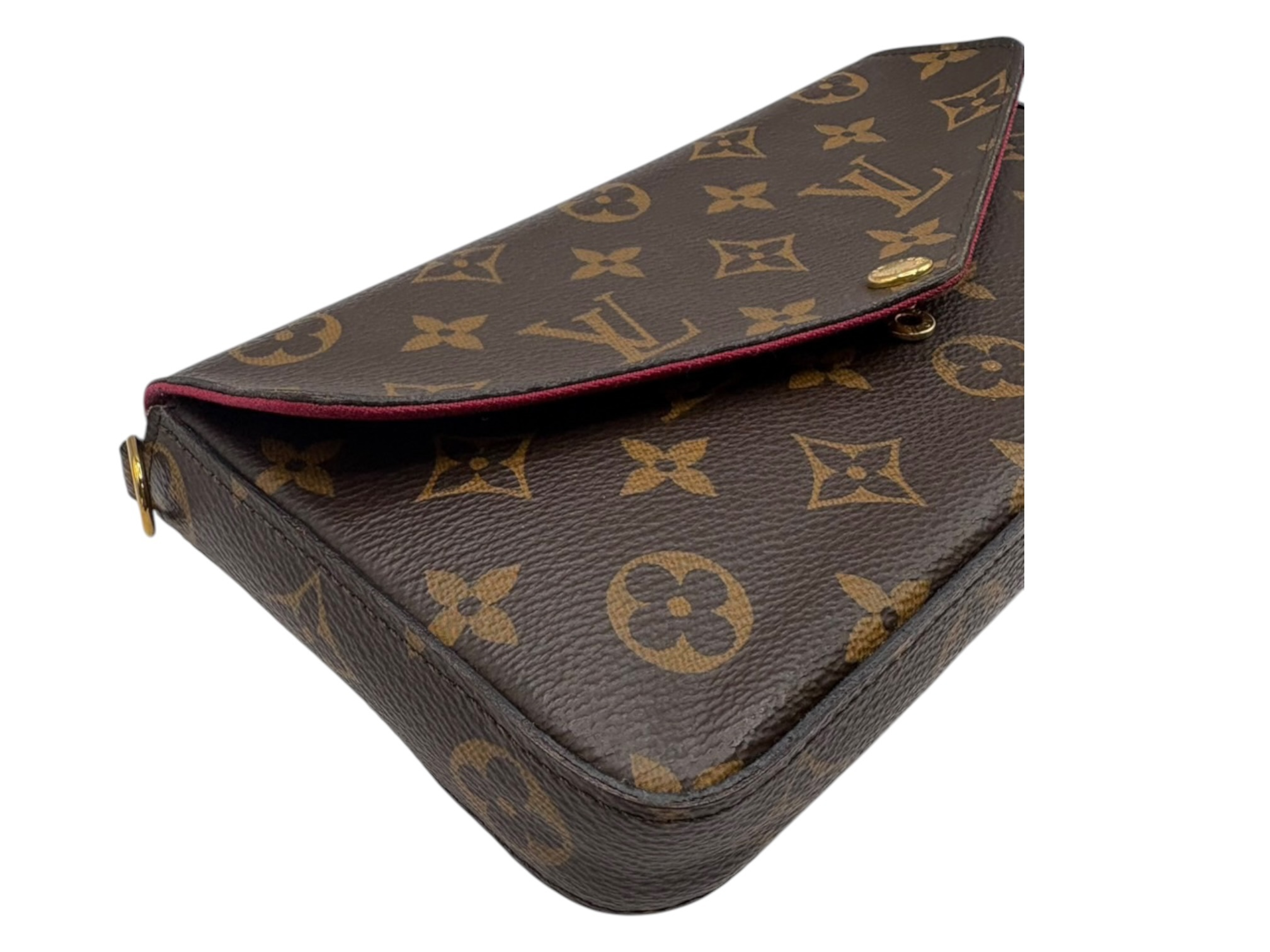 Monogram Pochette Felicie M81896 TJ0129 Brown Shoulder Bag — view 4