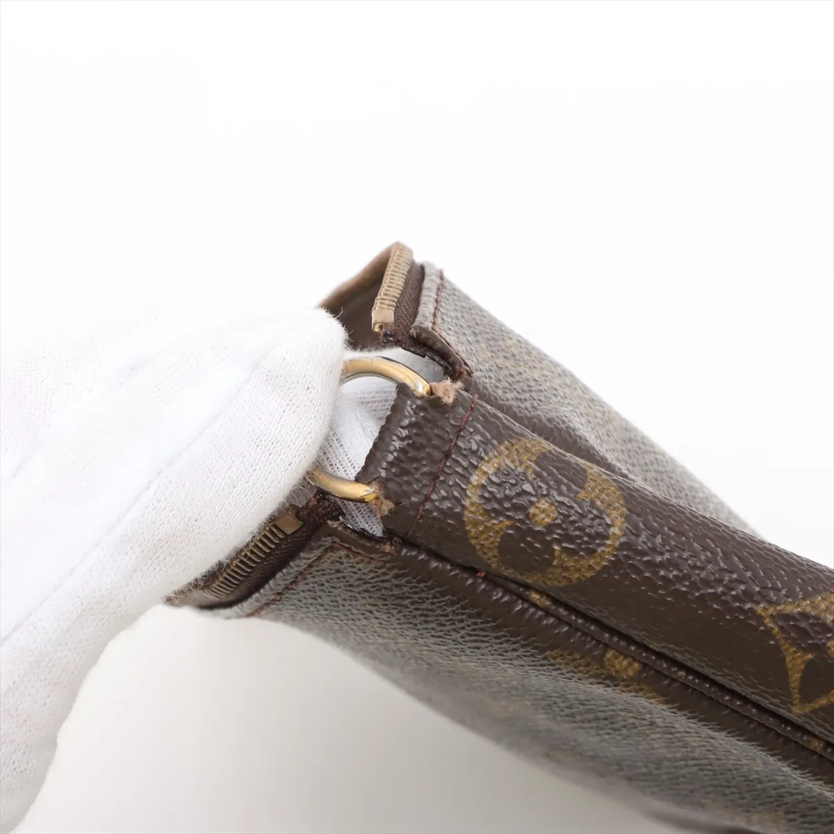 Monogram Pochette Accessory M51980 CA0042 Brown Different Model Strap — view 11