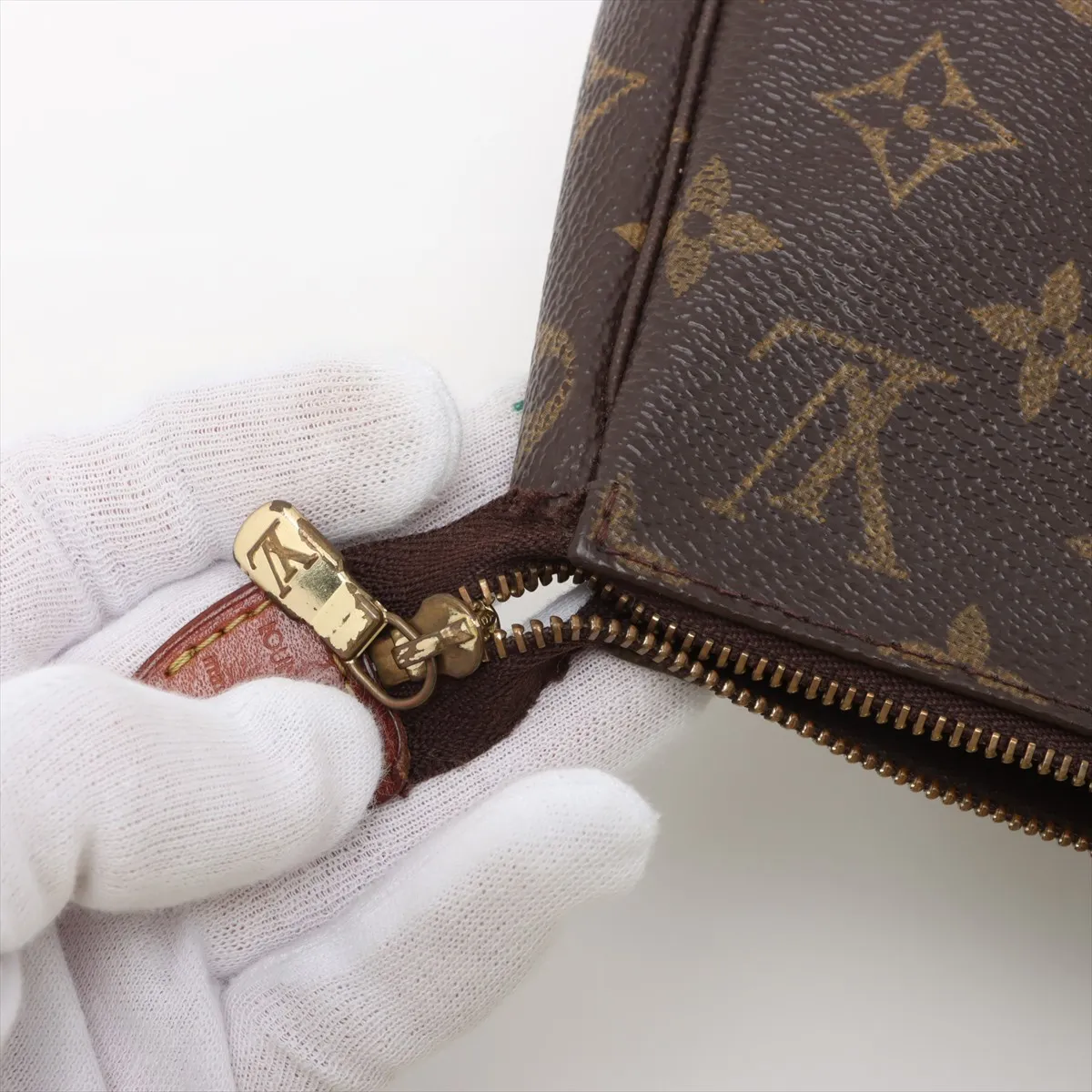 Monogram Pochette Accessory M51980 CA0042 Brown Different Model Strap — view 8