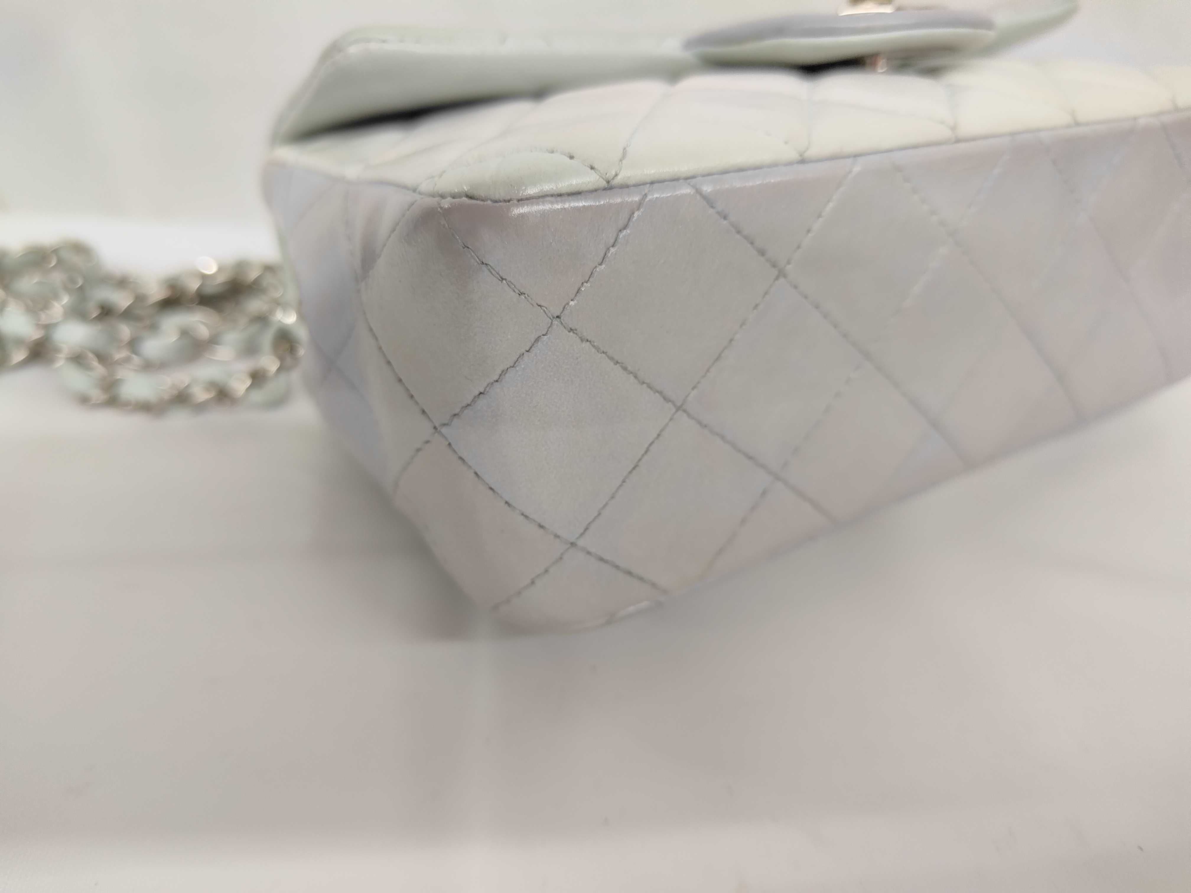 Mini Matelassé 20 Lambskin Multicolor Silver Hardware Serial Plate Shoulder Bag — view 5