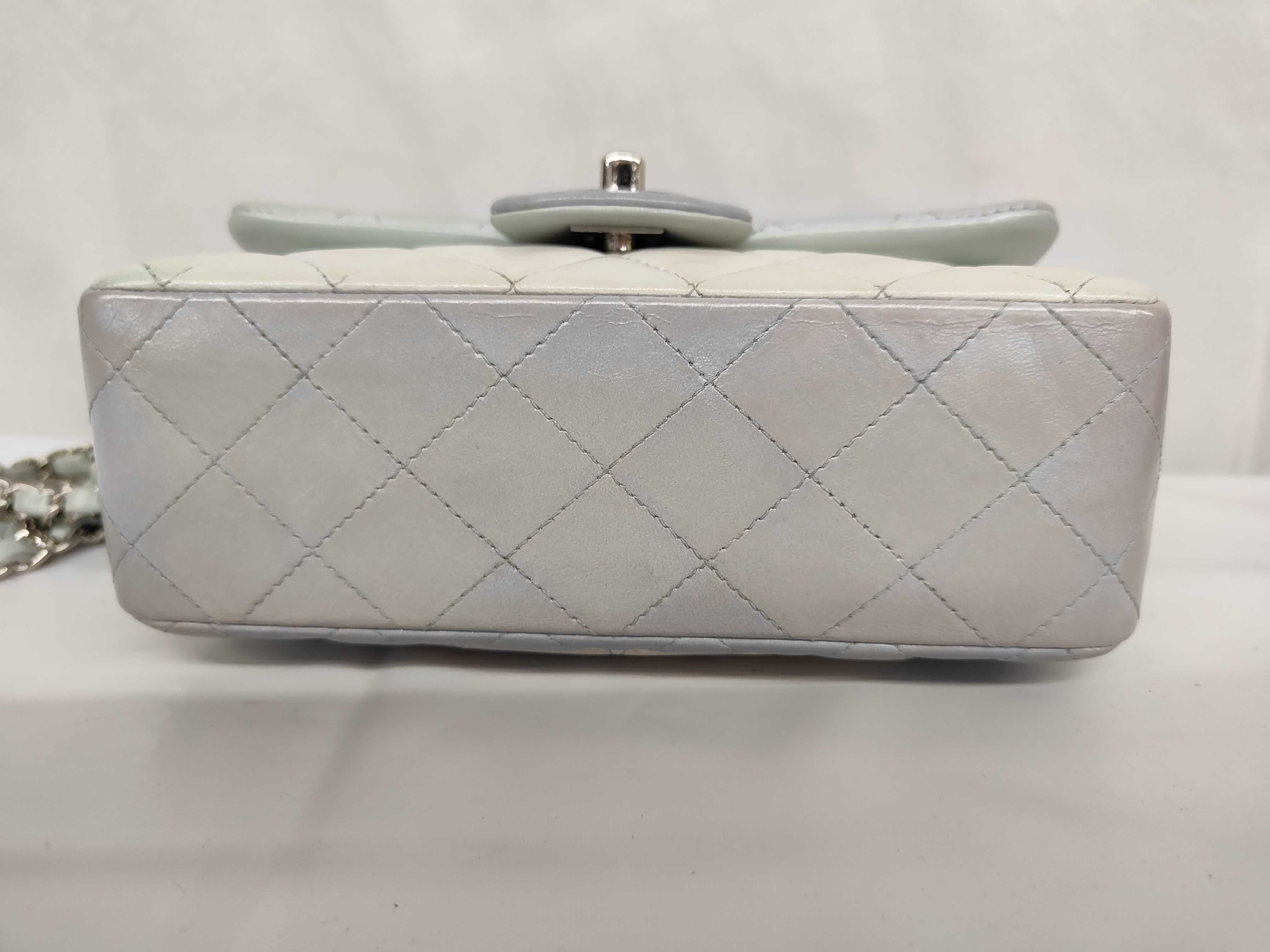 Mini Matelassé 20 Lambskin Multicolor Silver Hardware Serial Plate Shoulder Bag — view 6