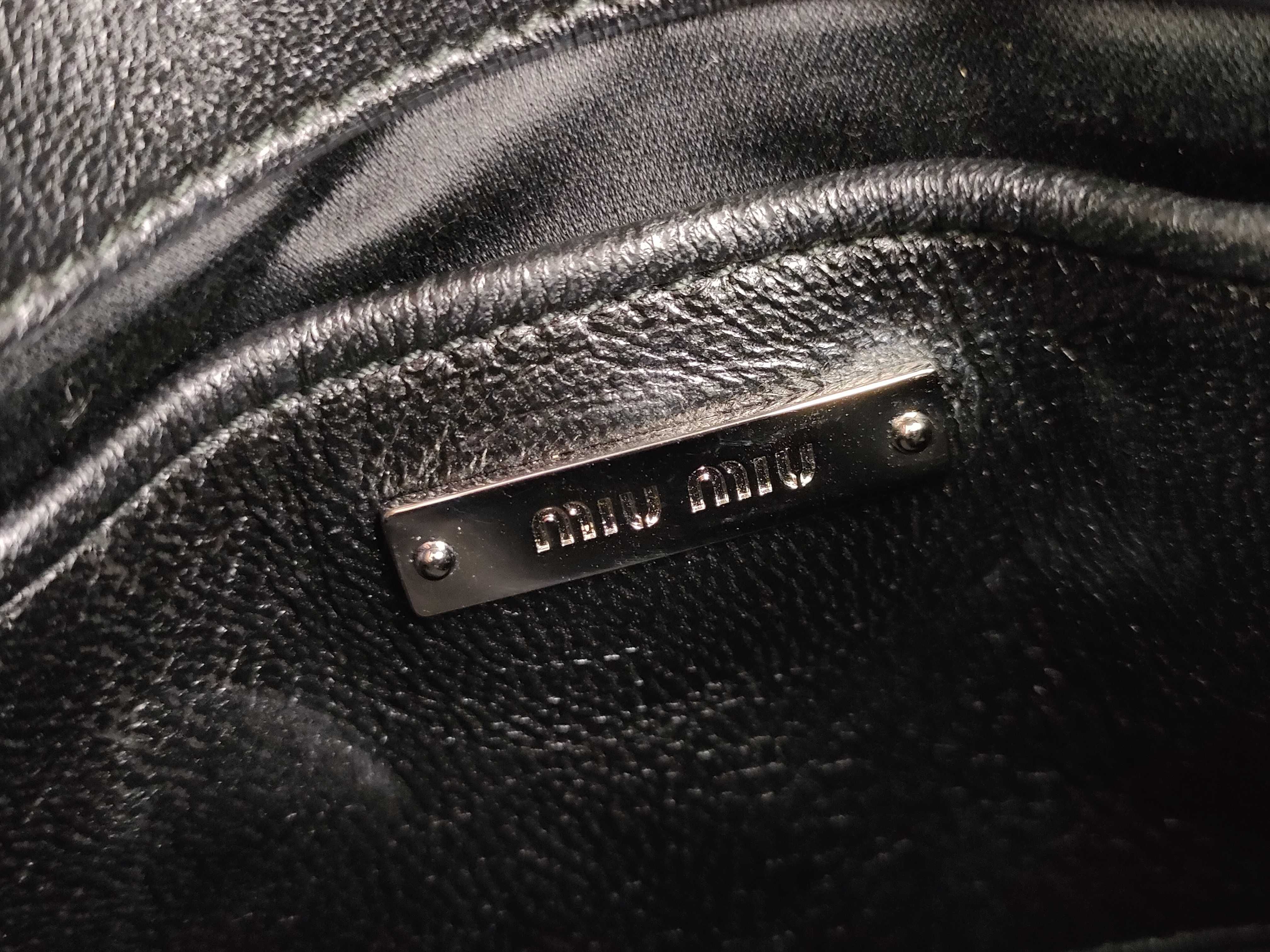 Leather Handbag, Black — view 12