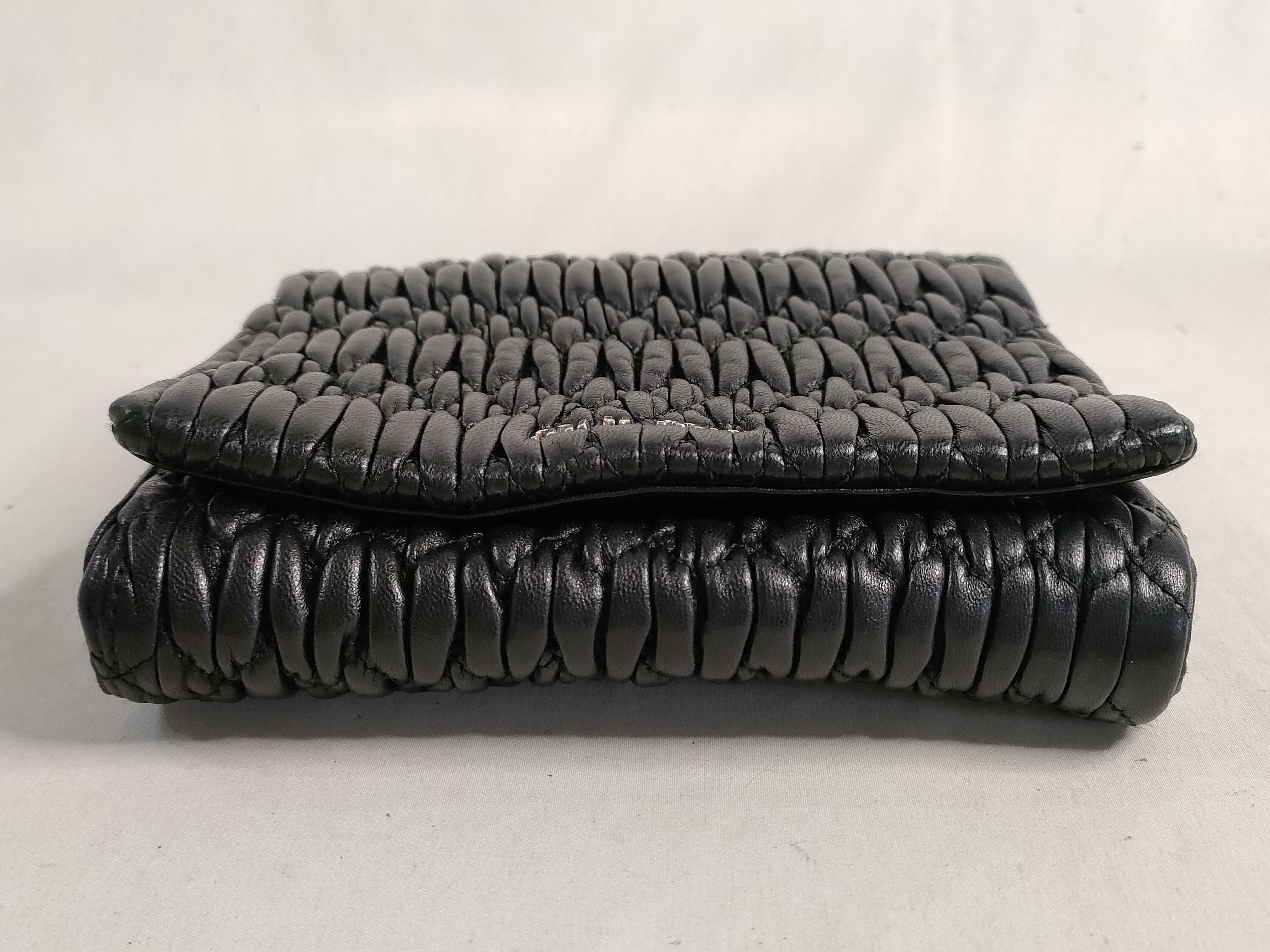 Leather Handbag, Black — view 7