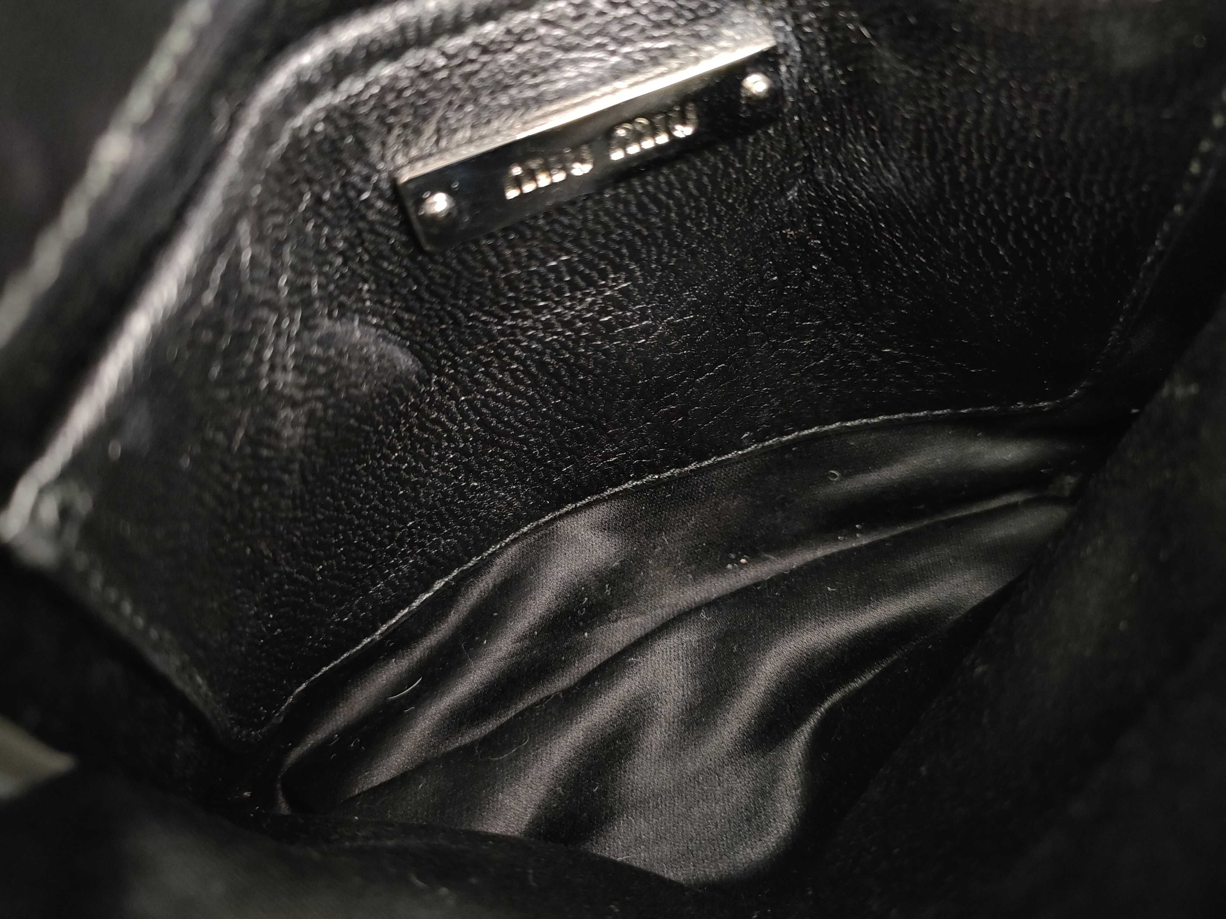 Leather Handbag, Black — view 10