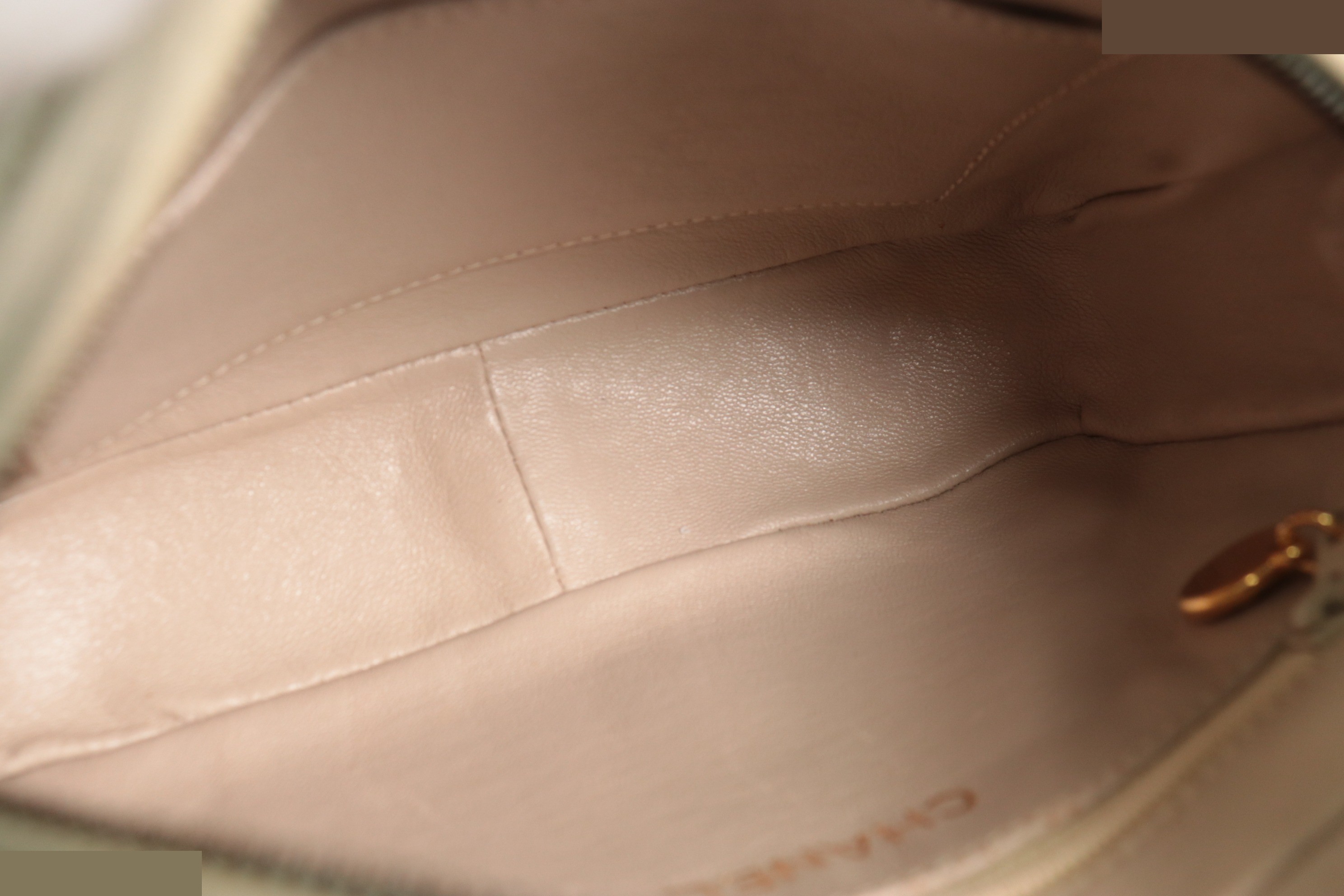 Lambskin Chain Shoulder Bag, Light Green, Unit #3 — view 9