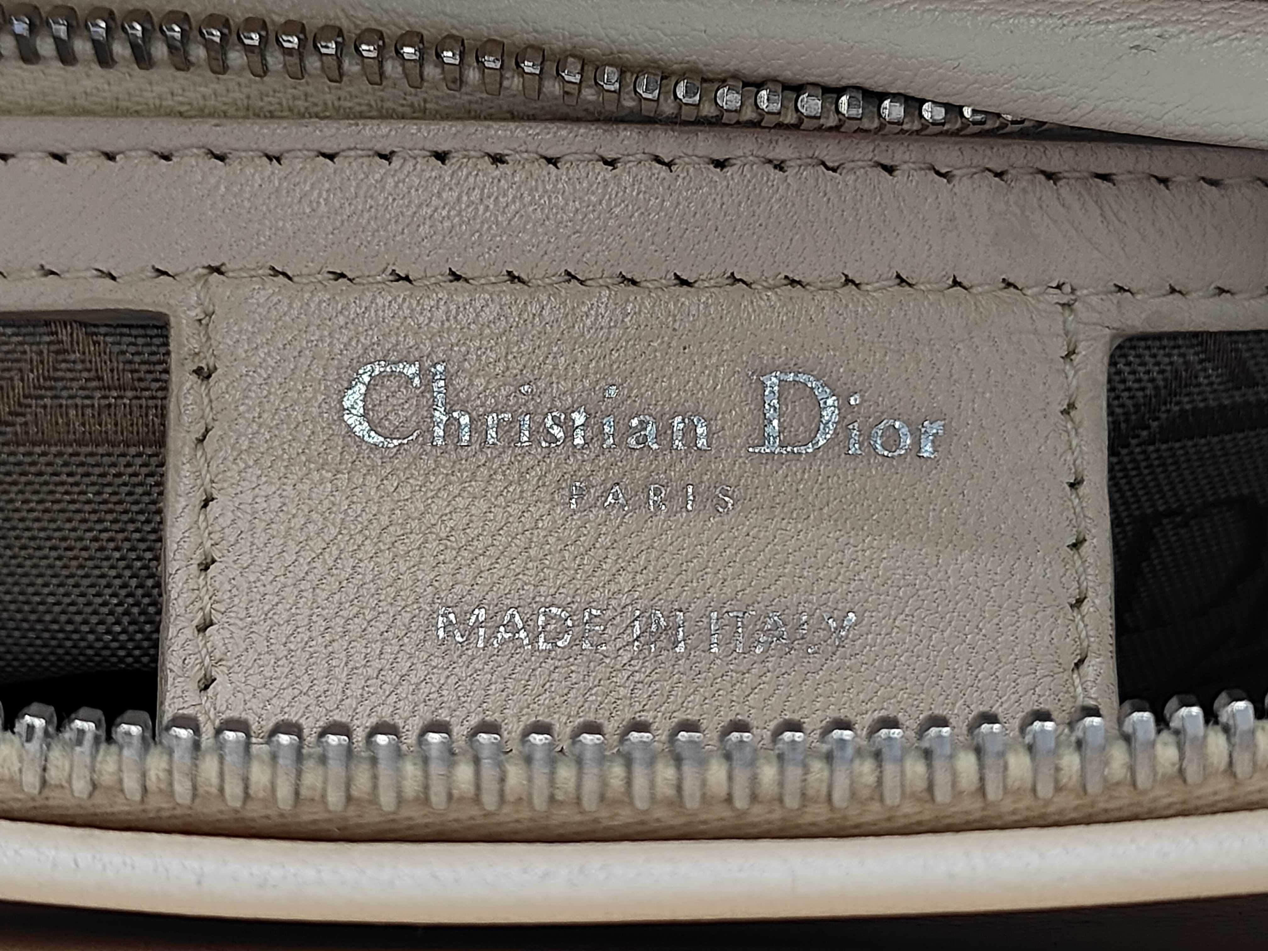 Lady Dior Cannage Leather 2-Way Shoulder/Handbag — view 12