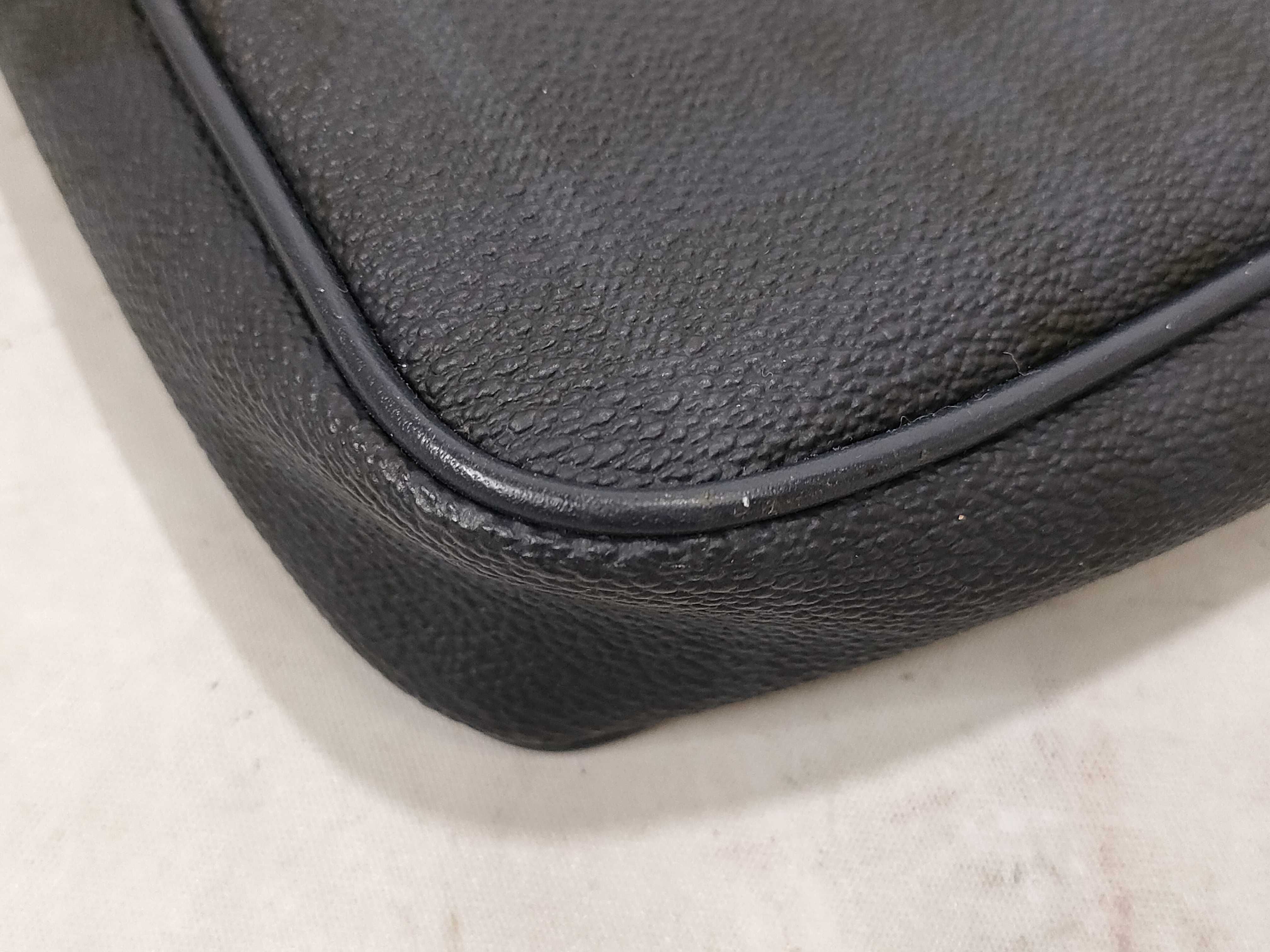 Shoulder Pouch PVC Black Handbag — view 7
