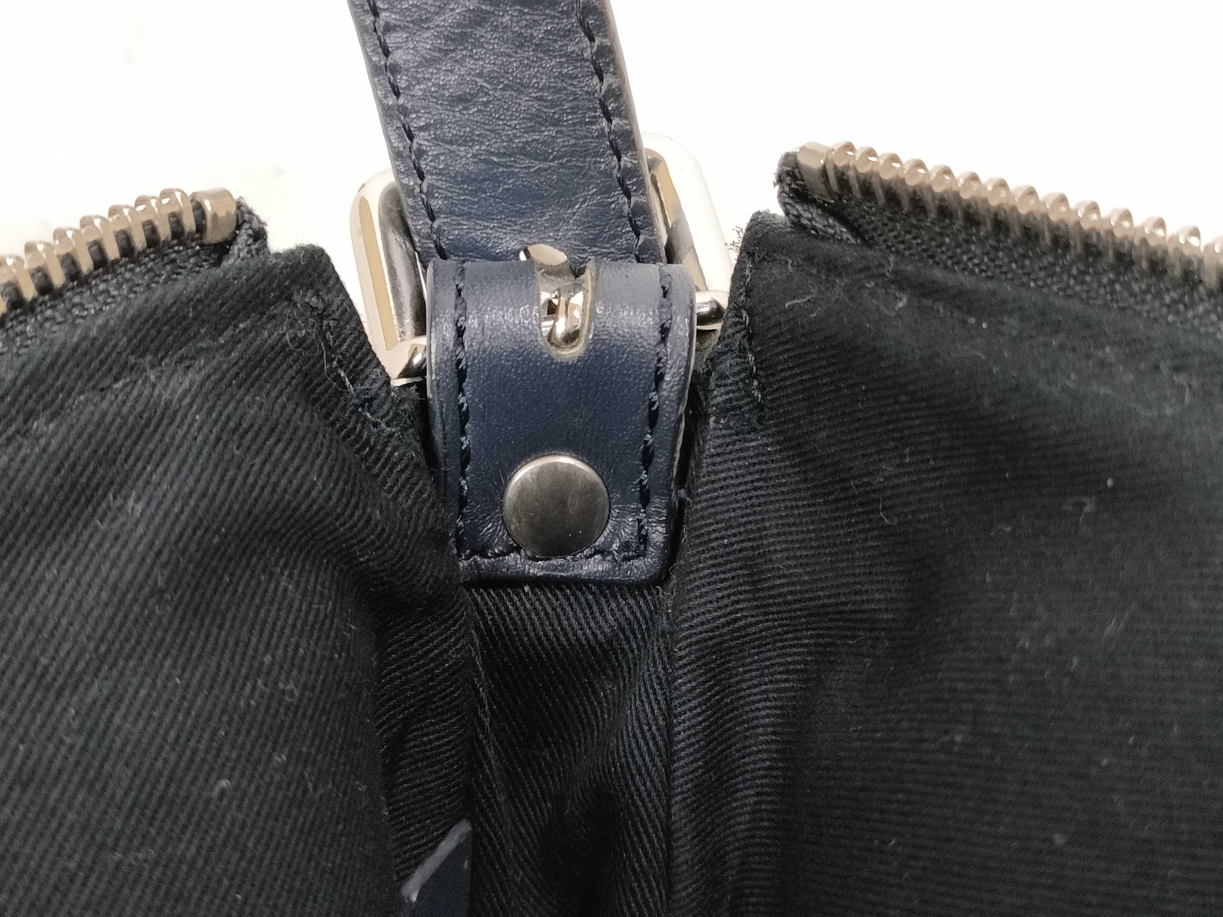 Shoulder Pouch PVC Black Handbag — view 9