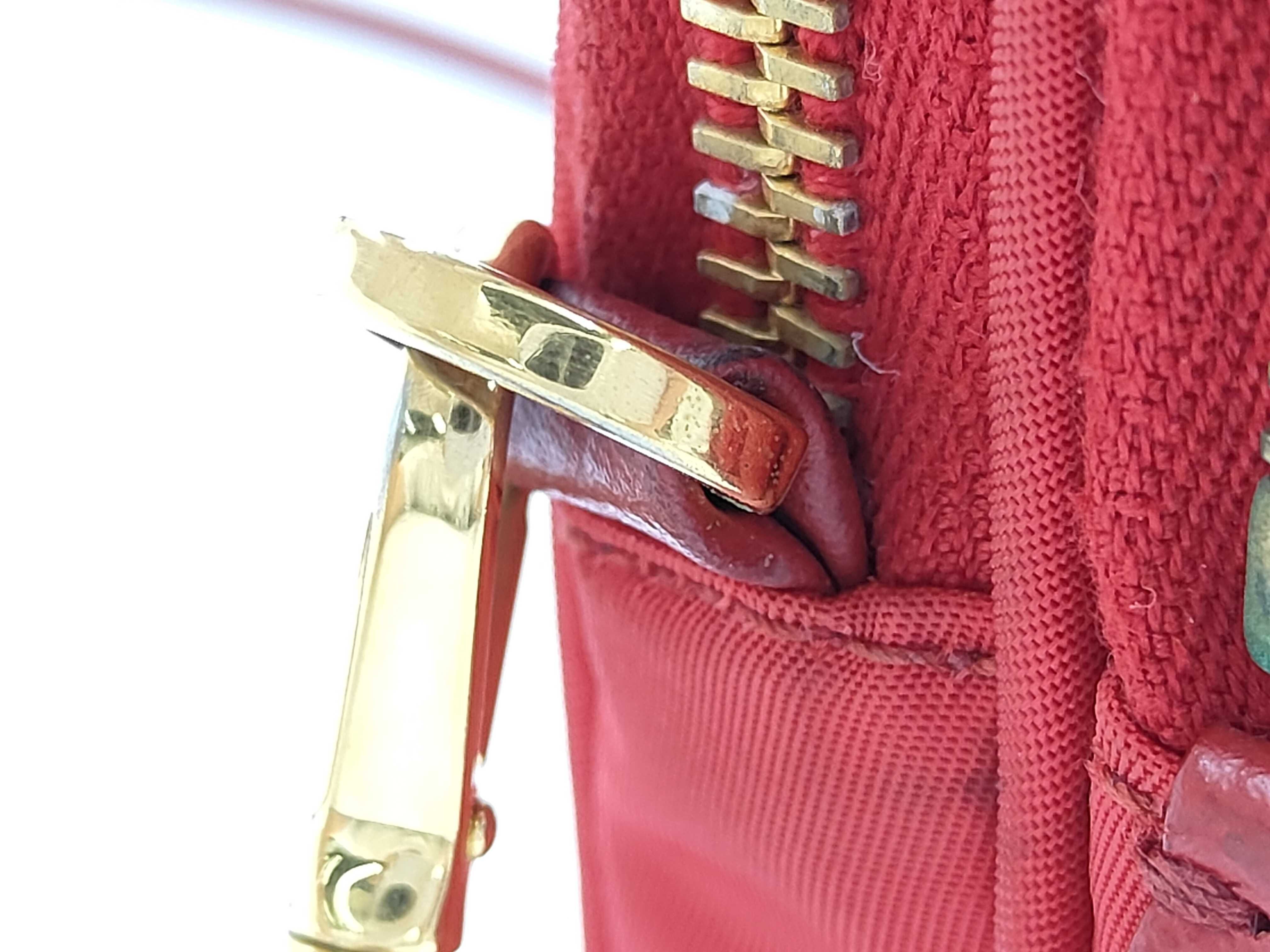 Nylon Prada Shoulder Bag Nylon Red Shoulder Bag — view 5