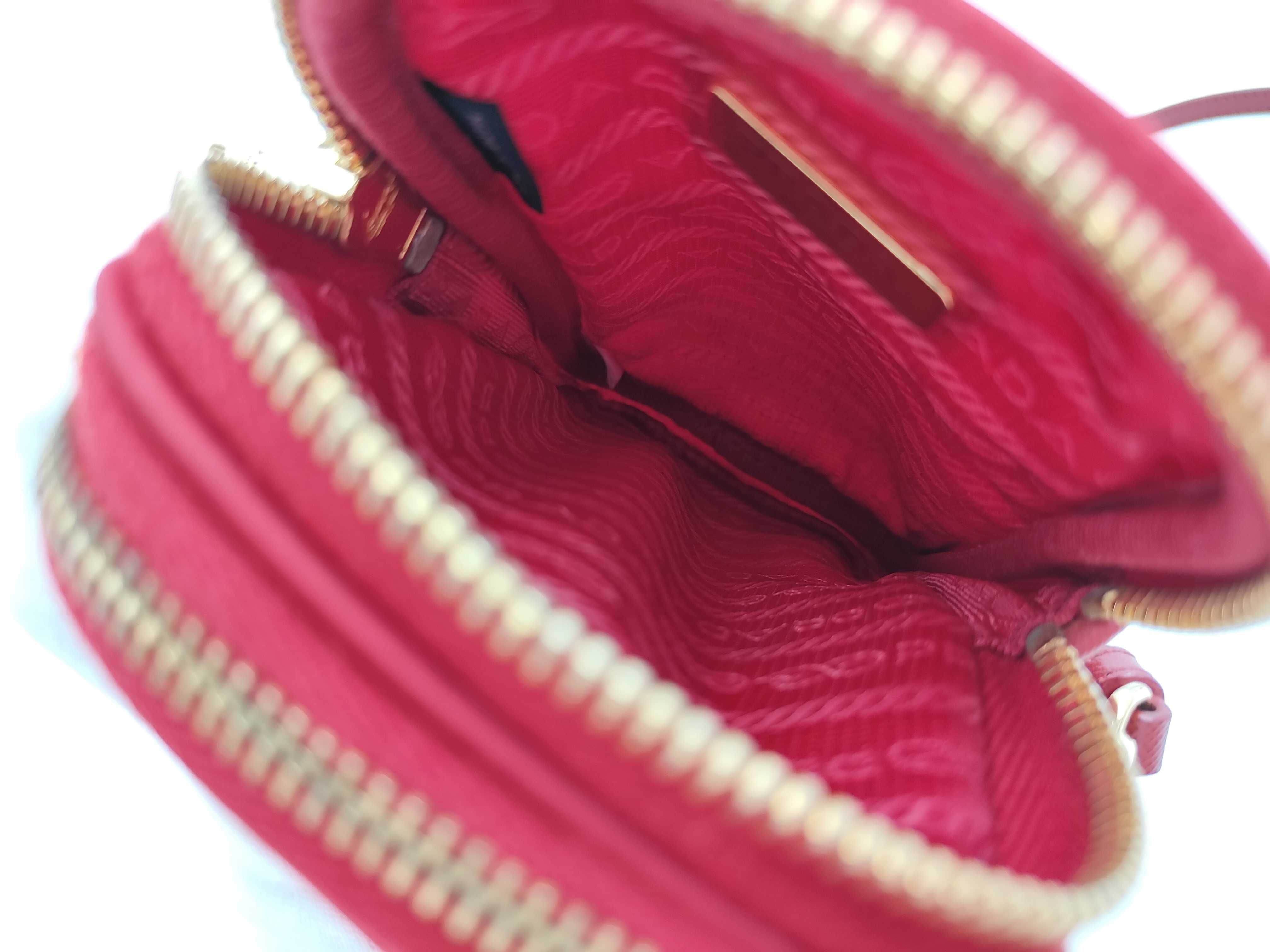 Nylon Prada Shoulder Bag Nylon Red Shoulder Bag — view 8