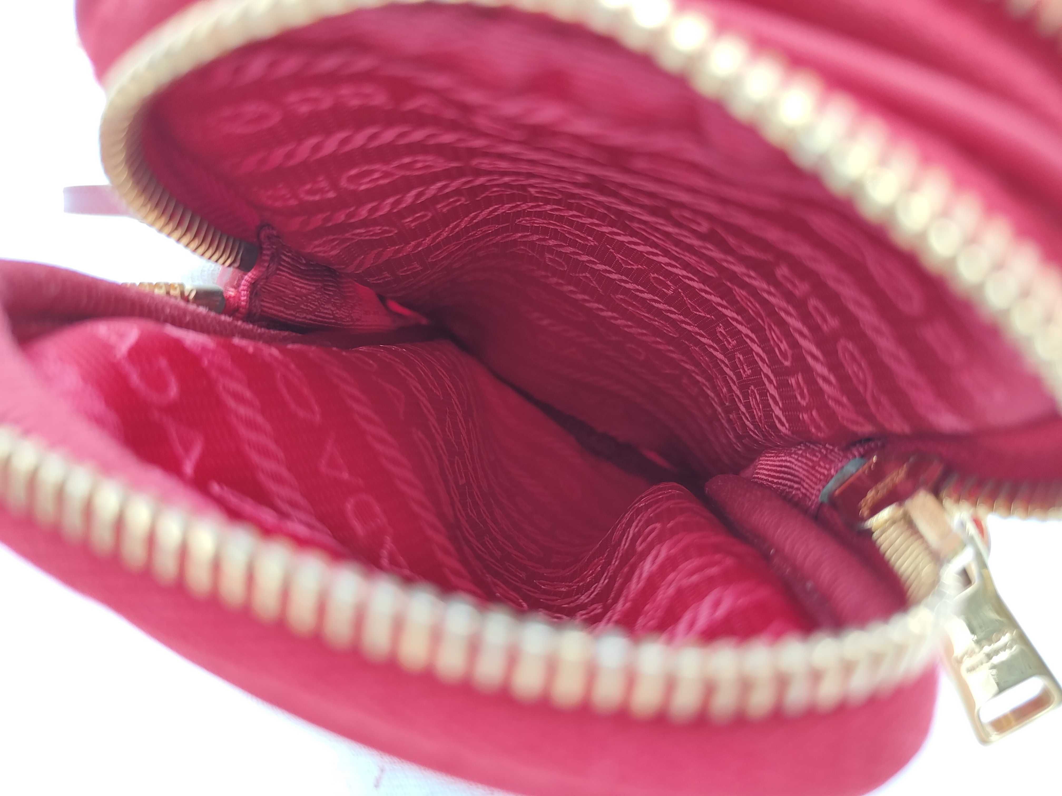 Nylon Prada Shoulder Bag Nylon Red Shoulder Bag — view 9