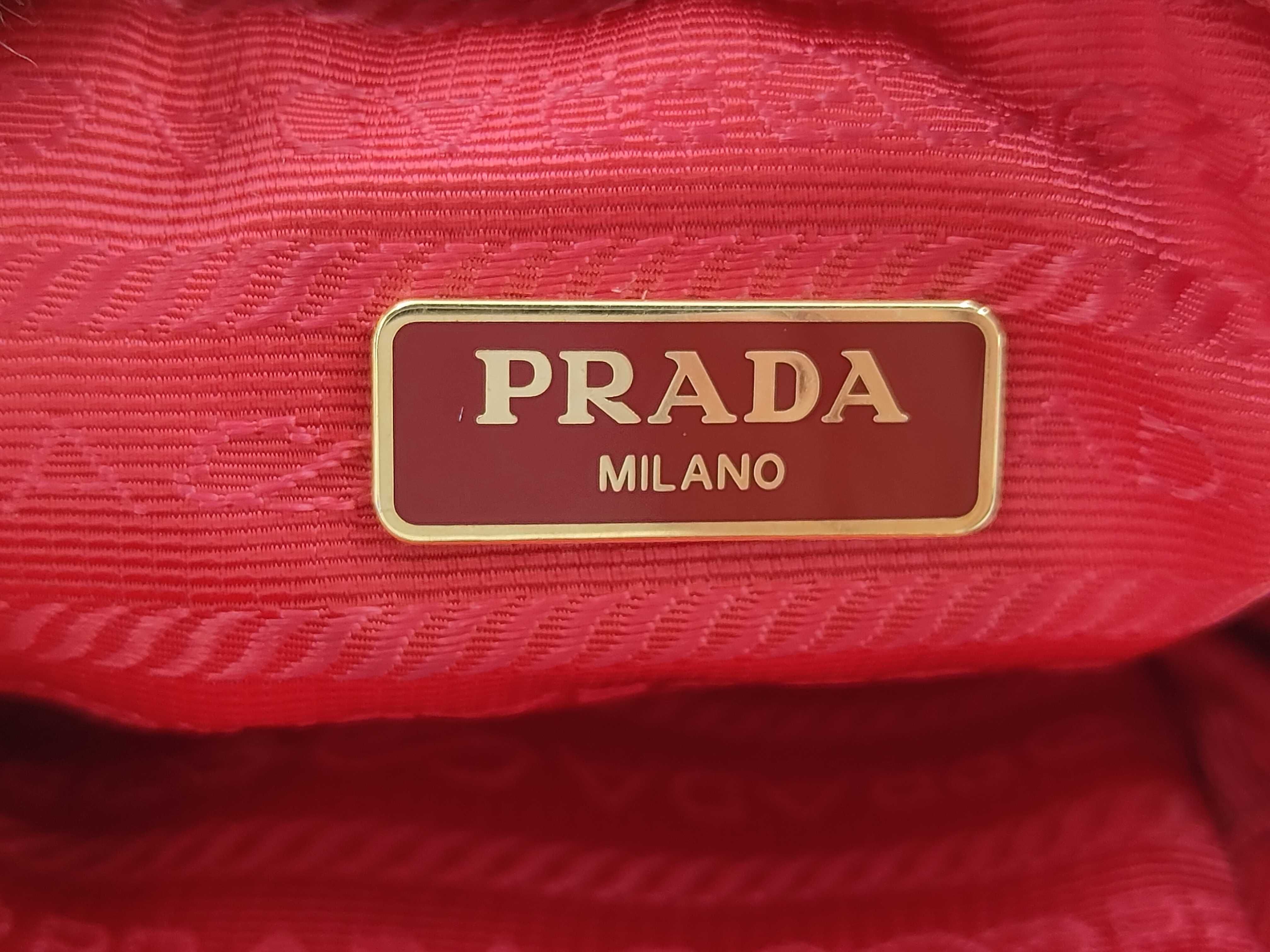Nylon Prada Shoulder Bag Nylon Red Shoulder Bag — view 10
