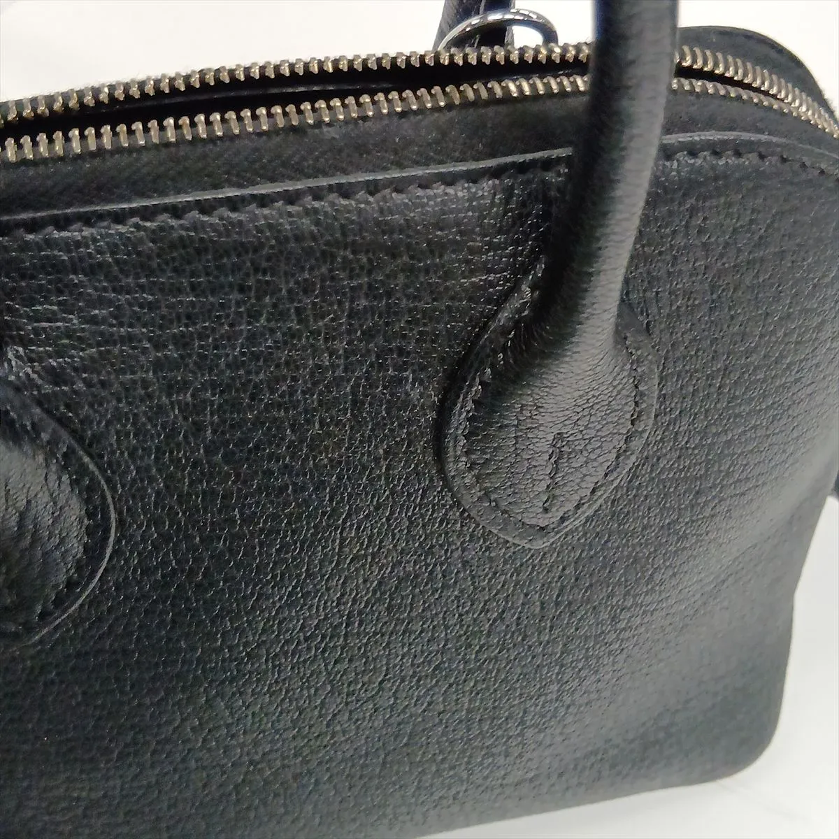[Individually packaged] Hermes Bolide 1923 Mini 18 Chevre Black Silver Hardware W: 2024 — view 15
