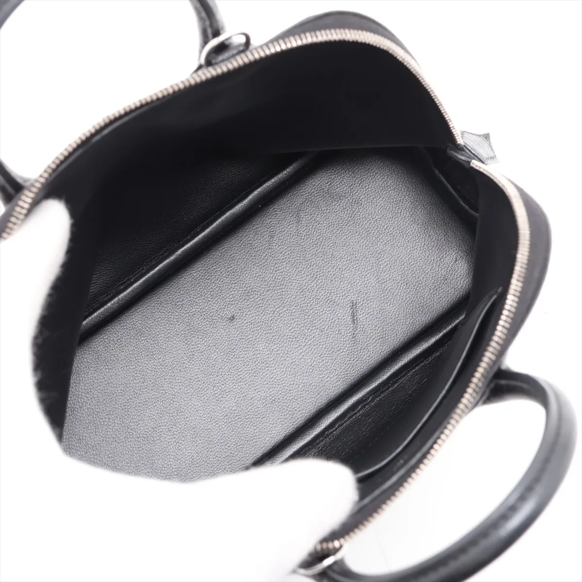 [Individually packaged] Hermes Bolide 1923 Mini 18 Chevre Black Silver Hardware W: 2024 — view 8