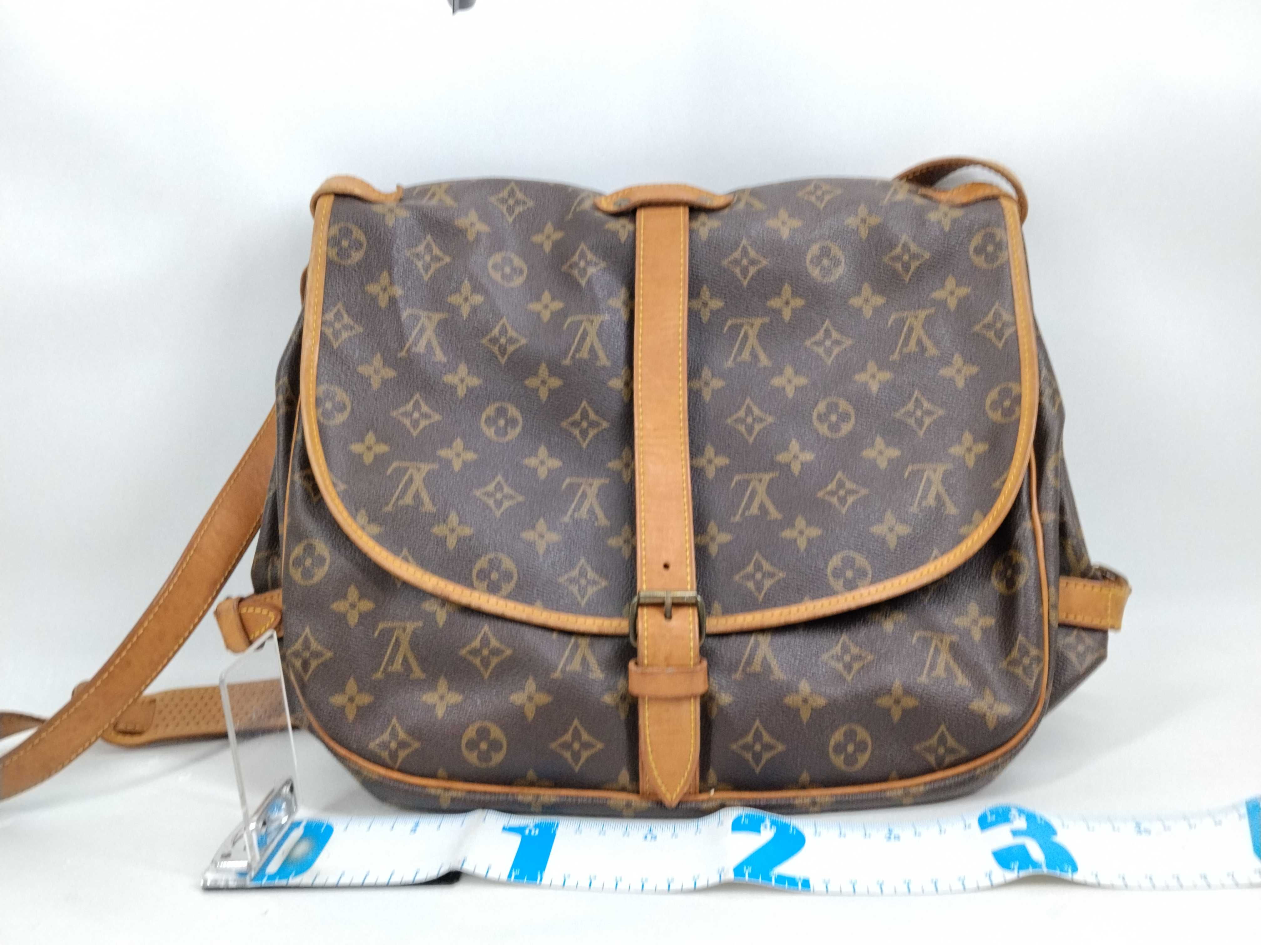 Monogram Saumur Shoulder Bag — view 2