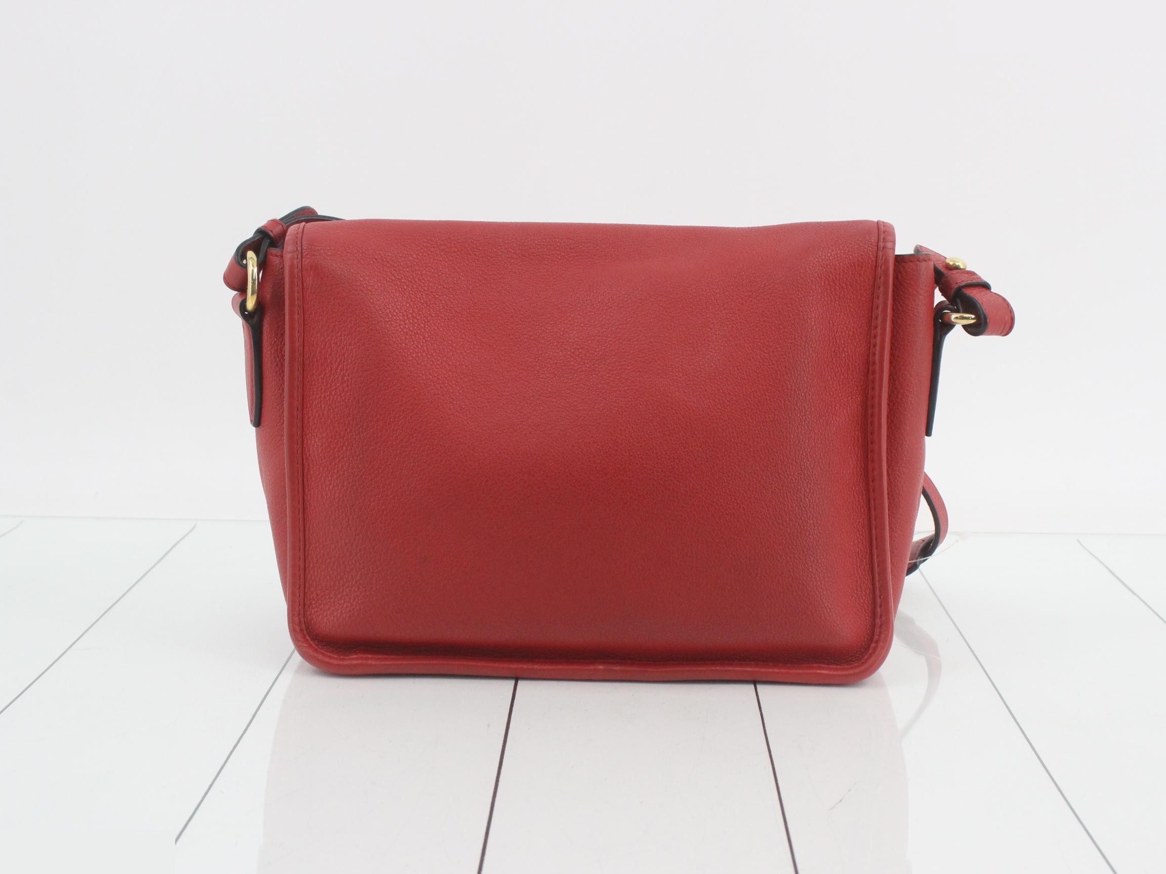 crossbody bag for women, red, Vitello Phoenix model. — view 2