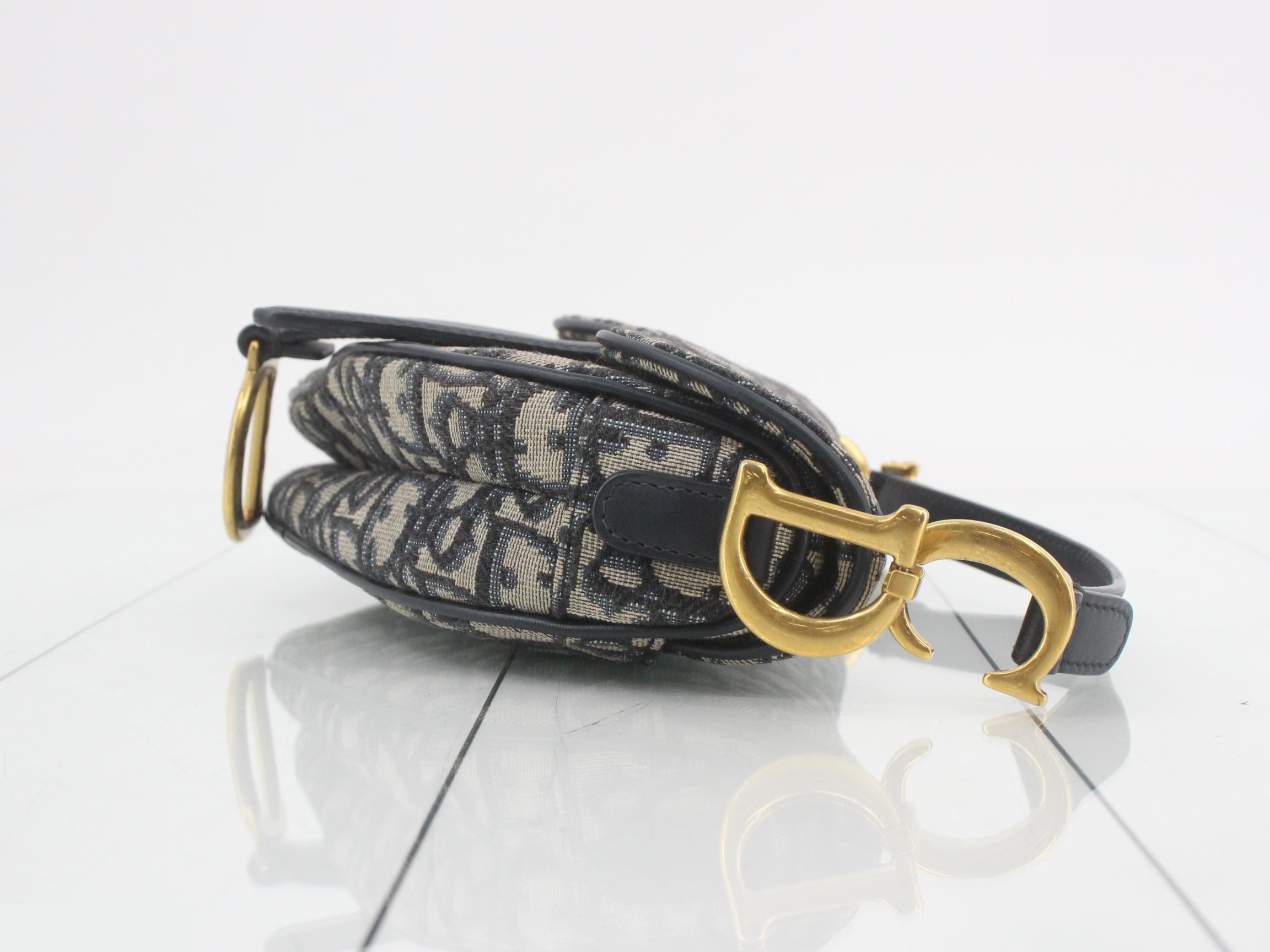 Oblique Saddle Handbag — view 3