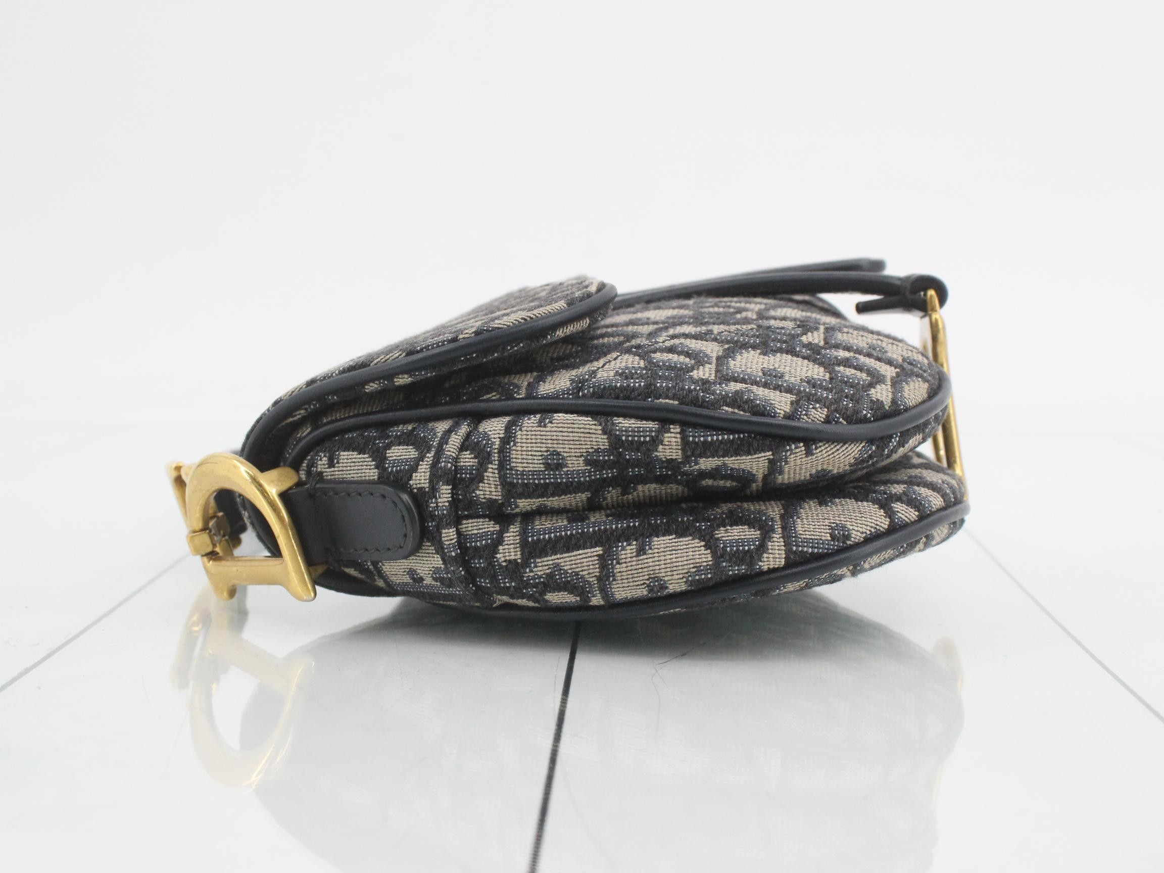 Oblique Saddle Handbag — view 4