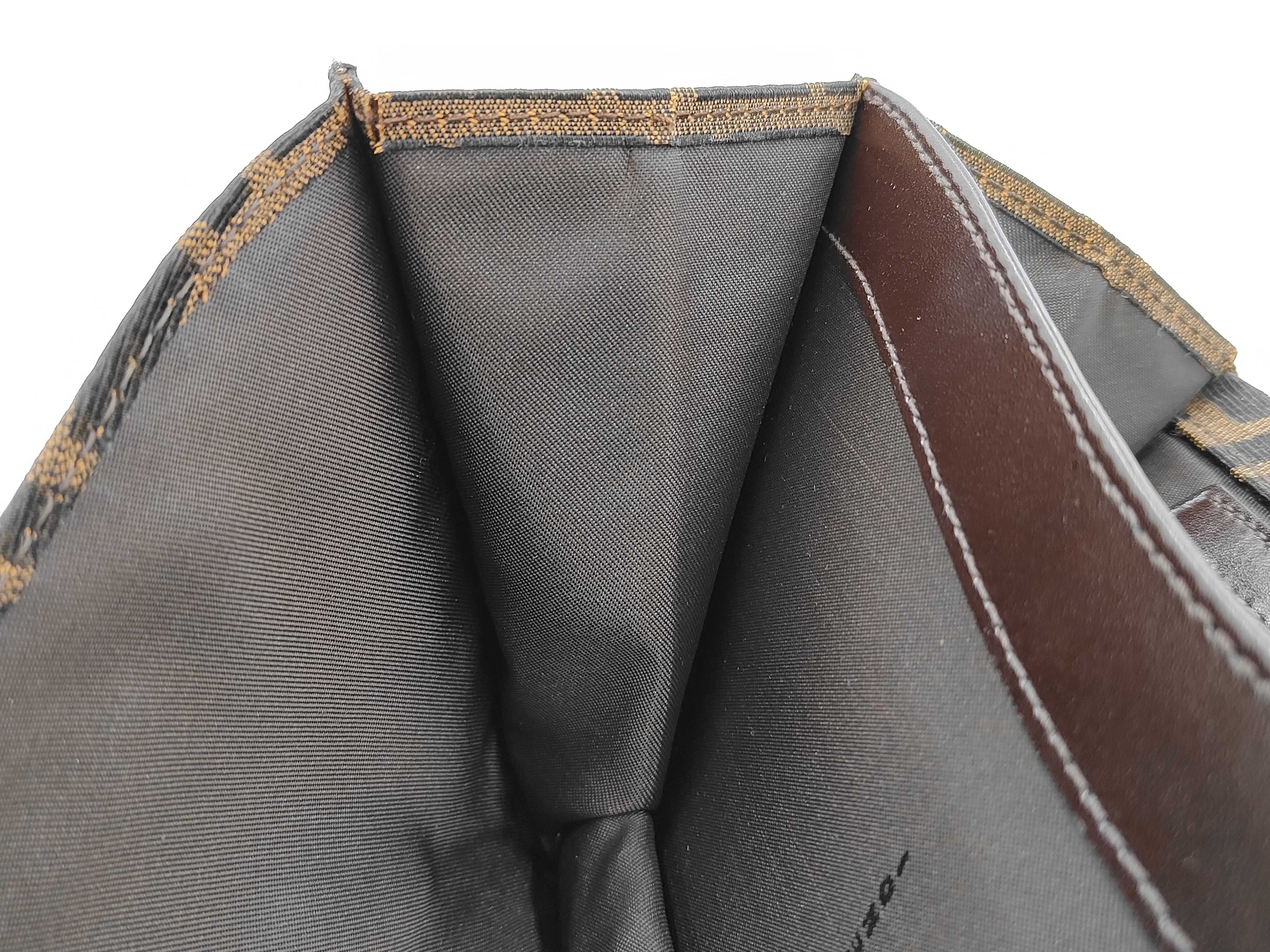 Zucca pattern Zucca shoulder bag, leather, brown shoulder bag — view 12