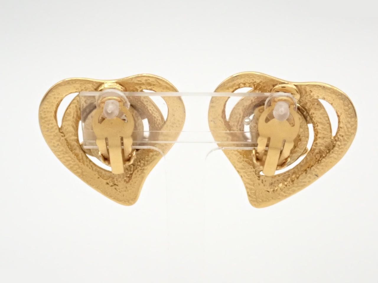 Coco Mark Gold Earrings — view 2