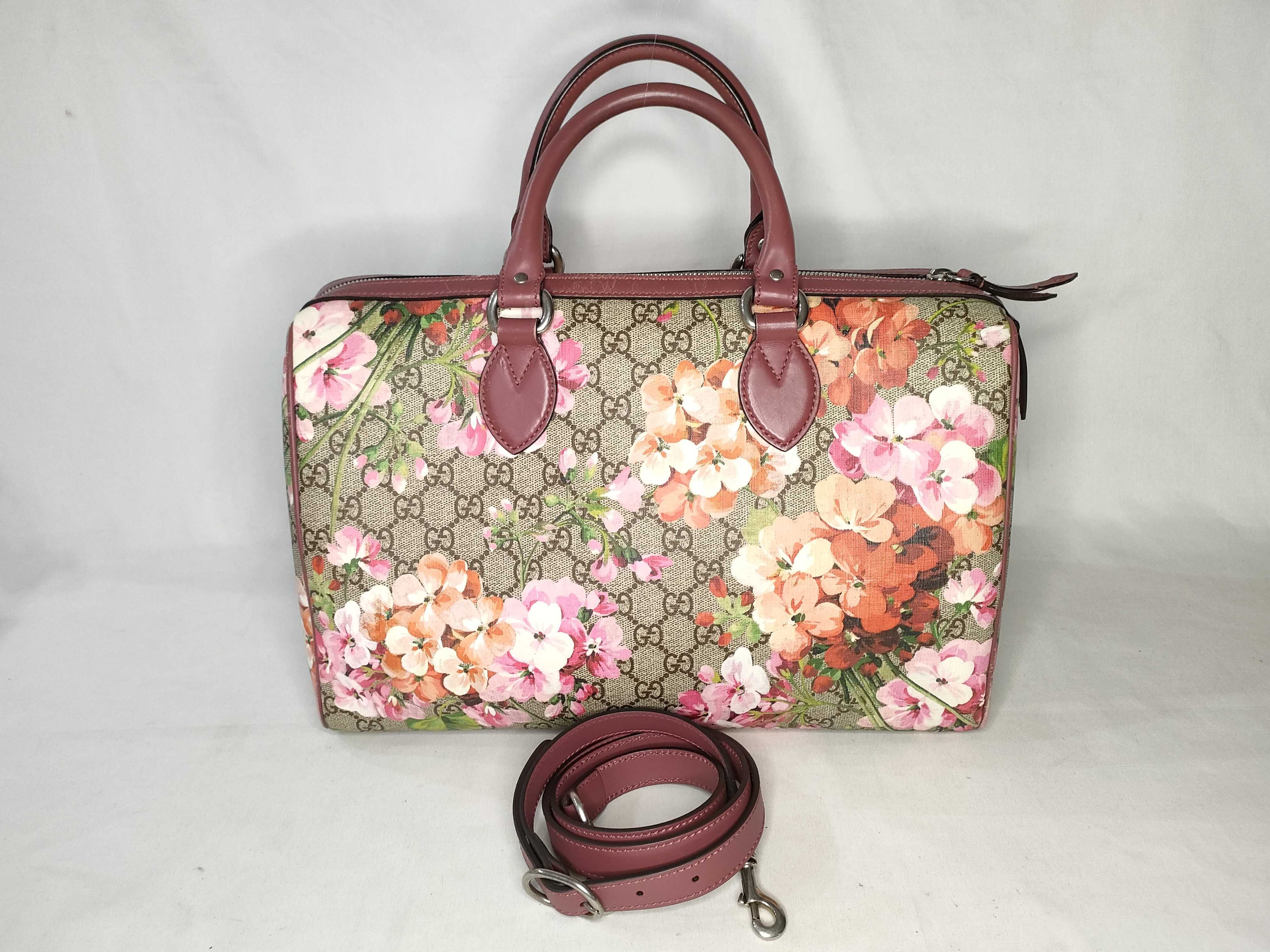 GG DU-Tian PVC 2-Way Handbag Beige 409527 Handbag