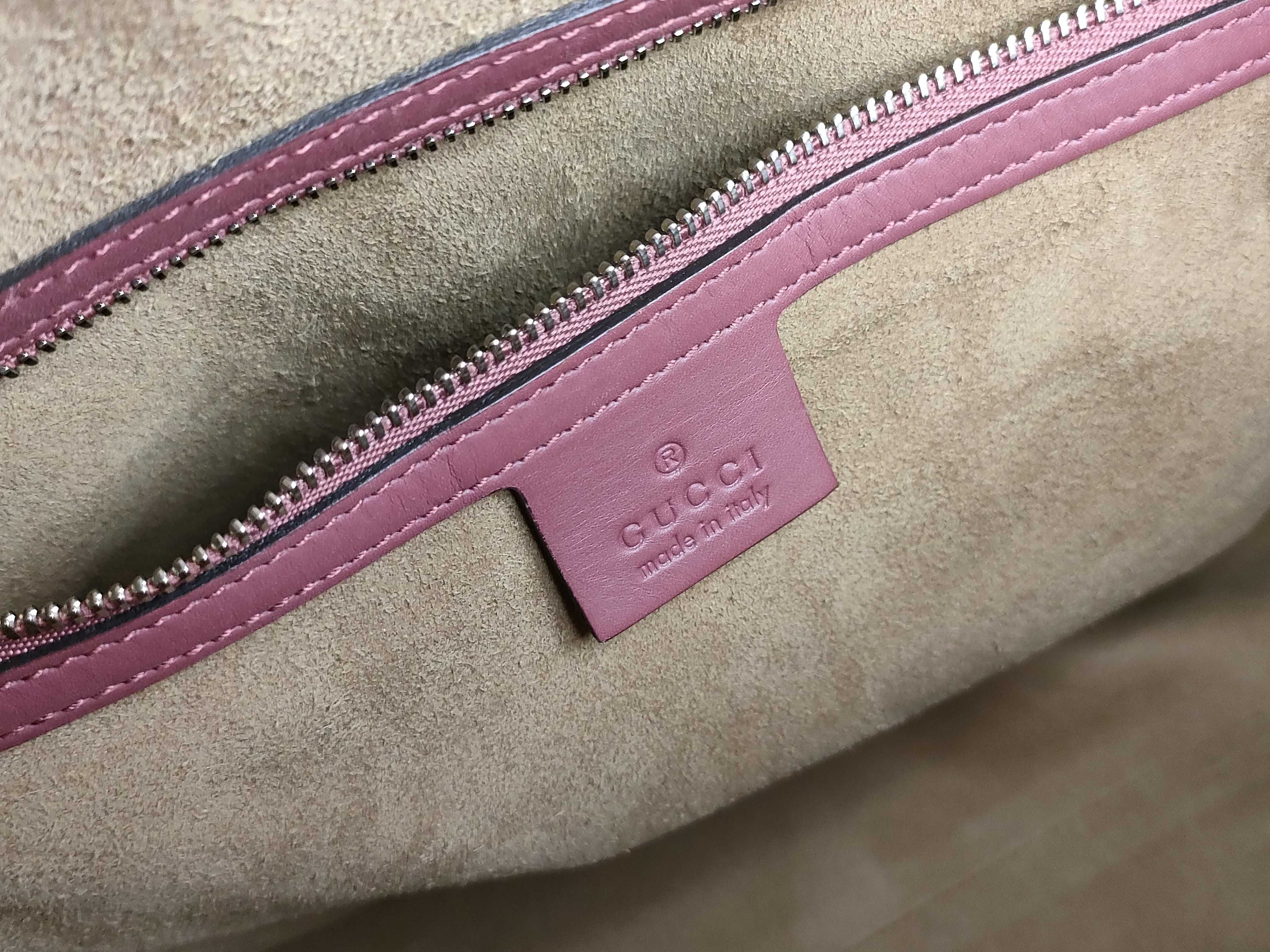 GG DU-Tian PVC 2-Way Handbag Beige 409527 Handbag — view 13