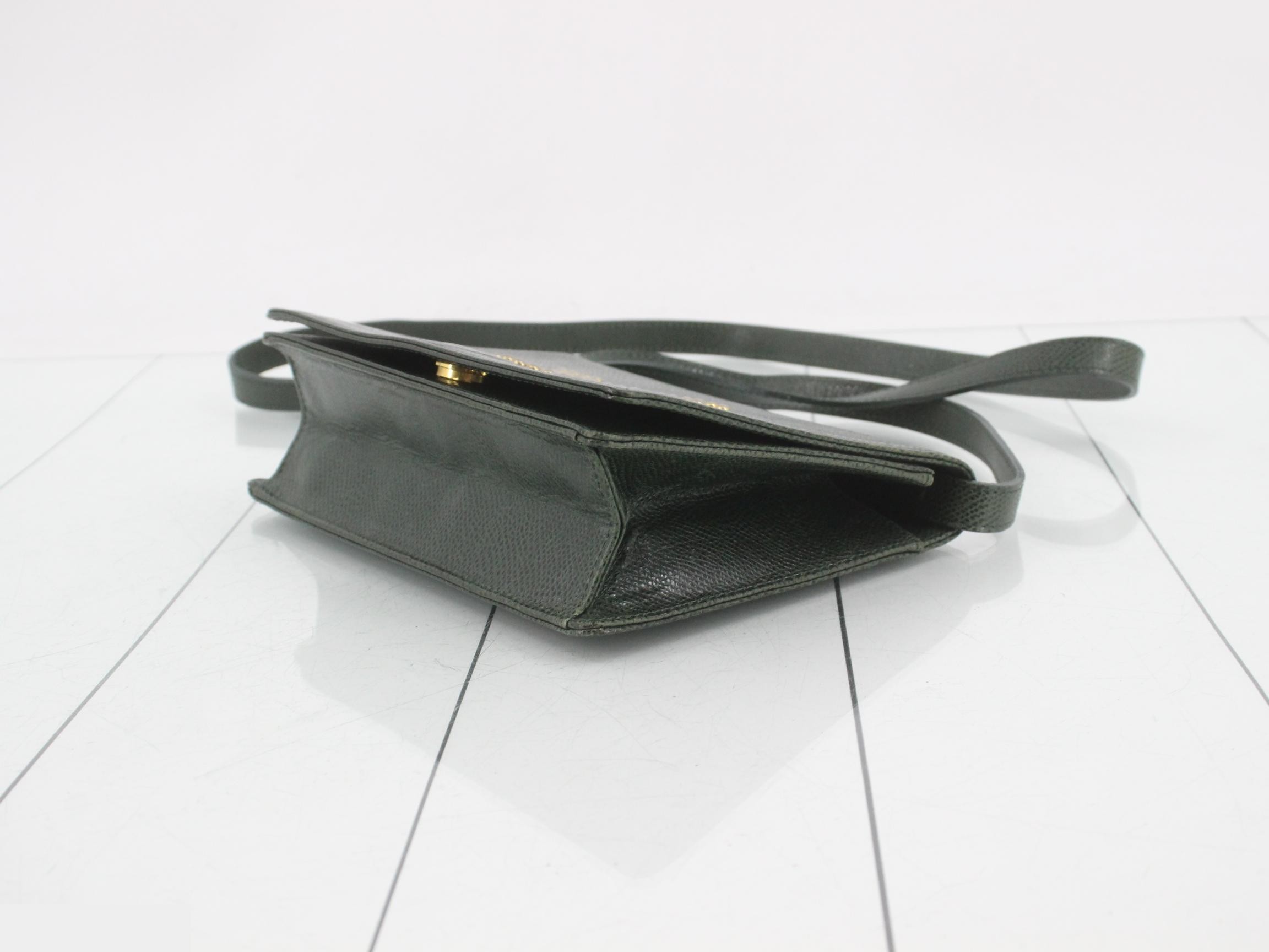 Y-Line Studded Leather Shoulder Bag — view 6