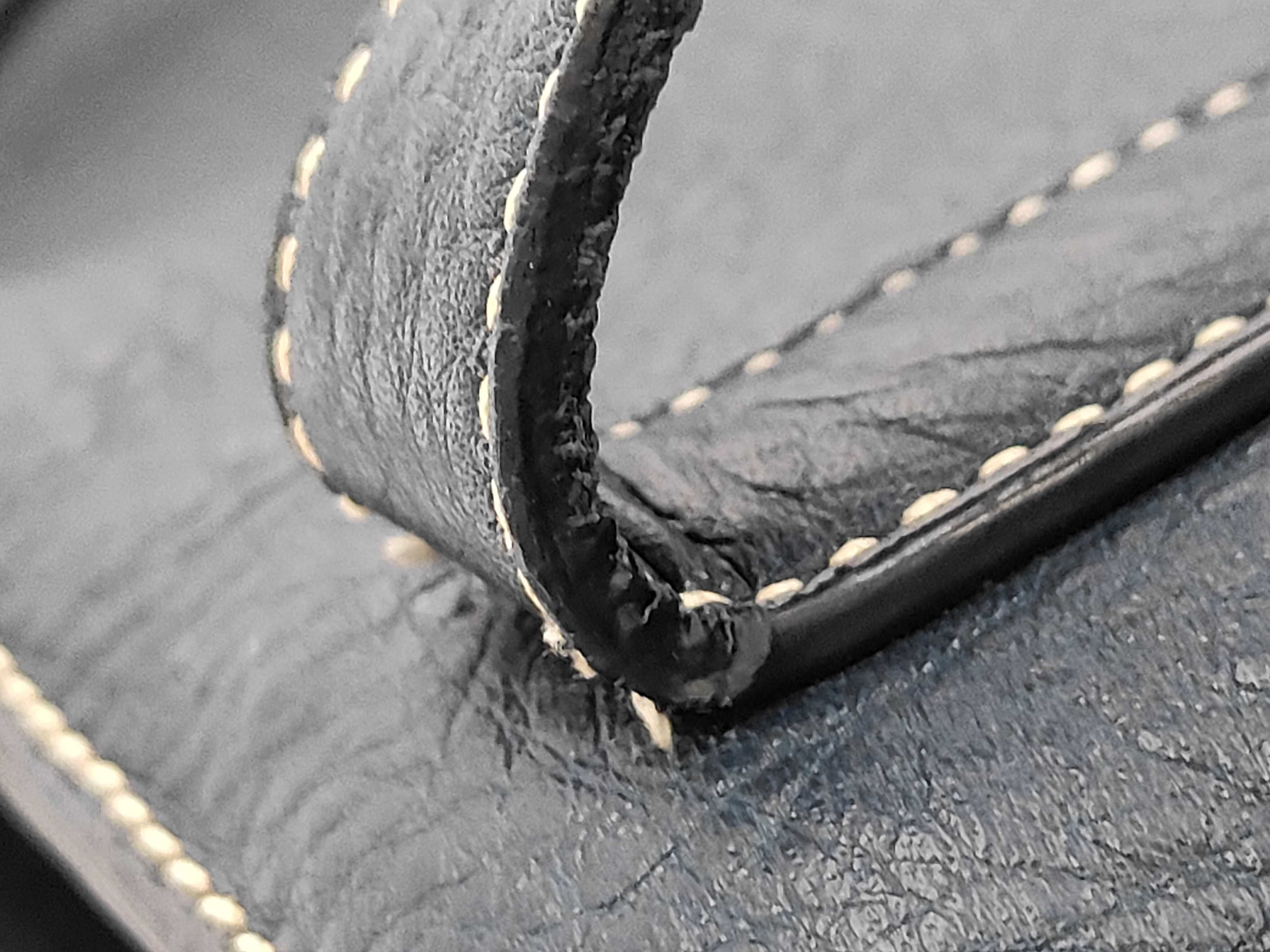Vitello Daino Tote Bag Navy — view 7