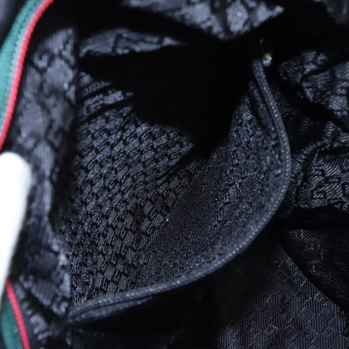Sherry line nylon x leather backpack/rucksack black 122349 — view 8