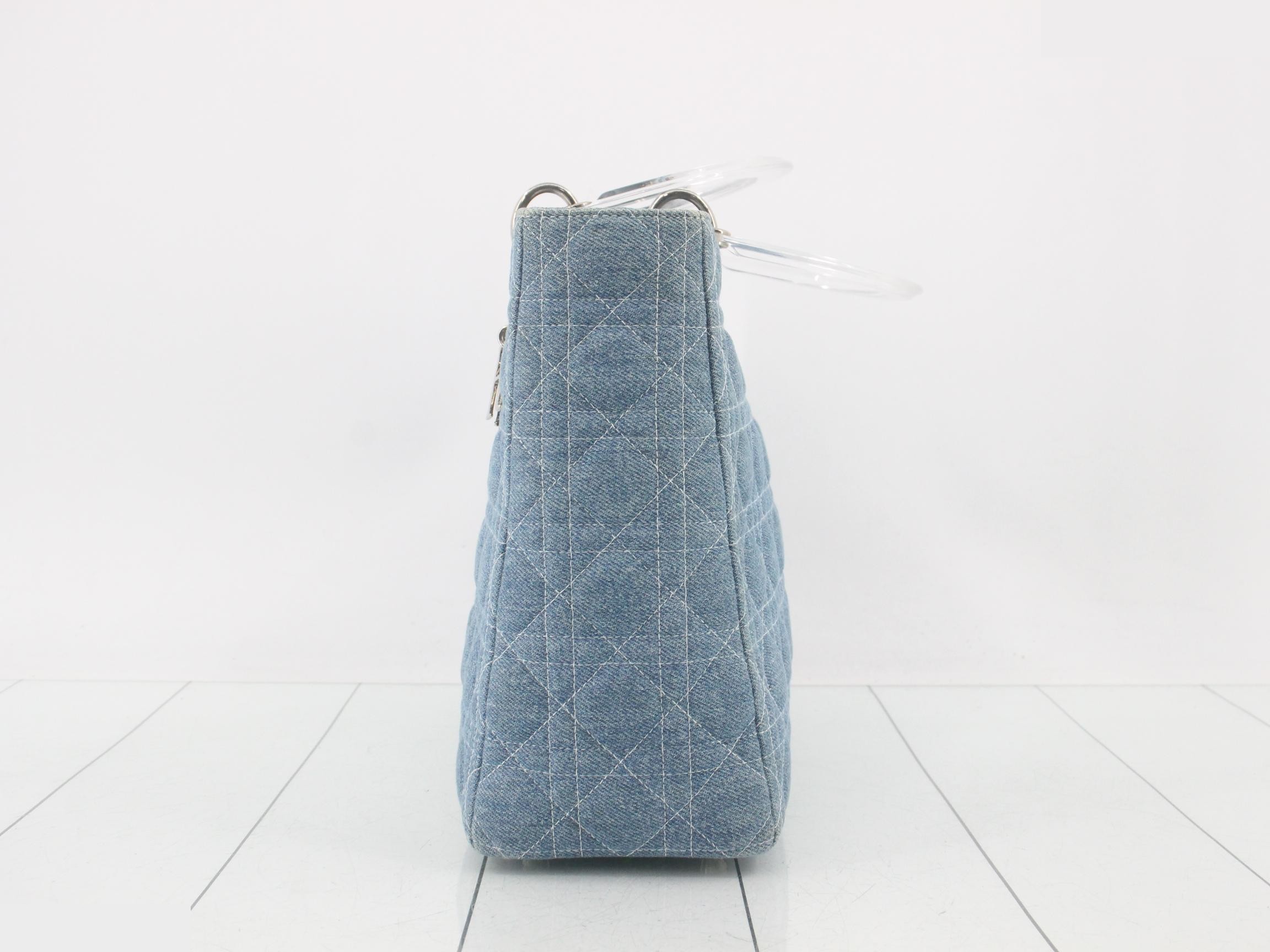 Denim 2-way handbag — view 3