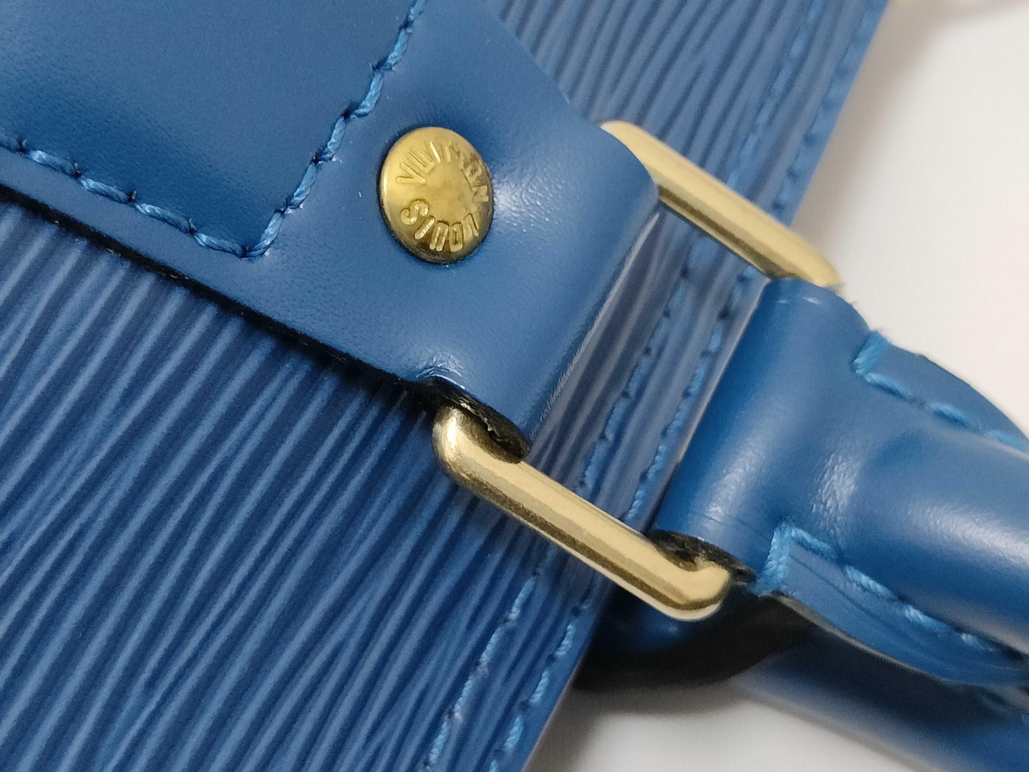 Epi Speedy 25 Blue SP0939 Handbag — view 5