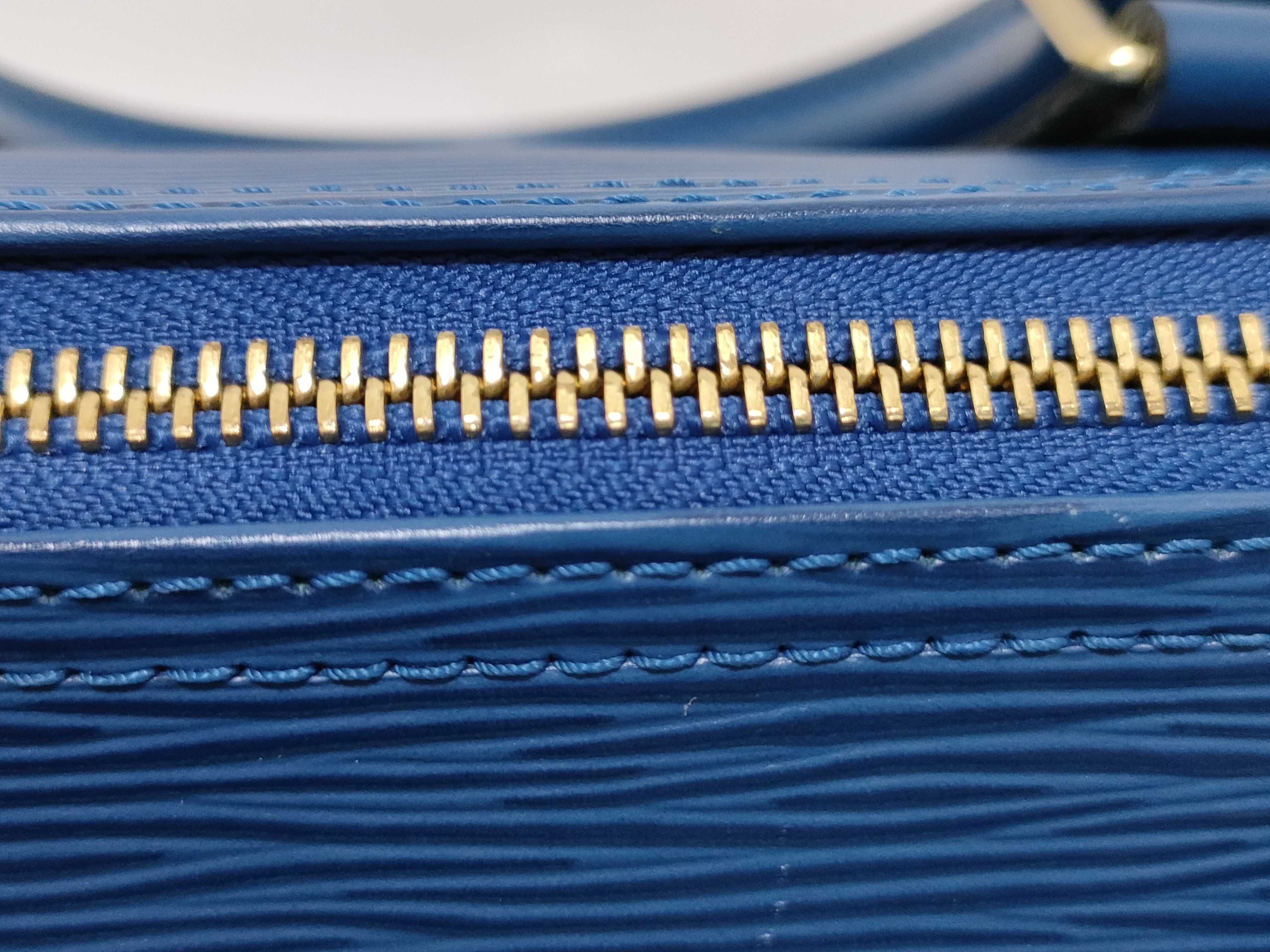 Epi Speedy 25 Blue SP0939 Handbag — view 6