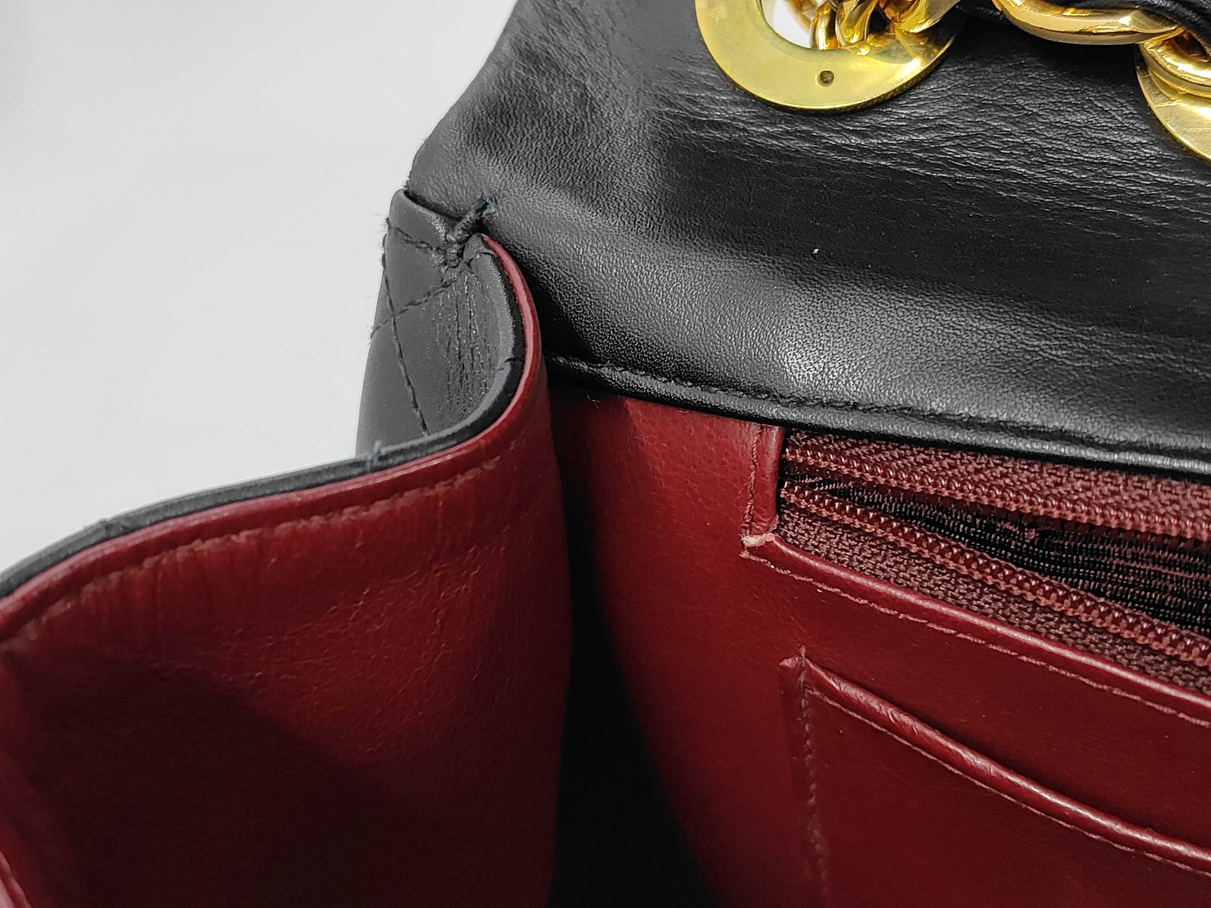 Large Matelassé Chain Shoulder Bag (Lambrand) — view 11