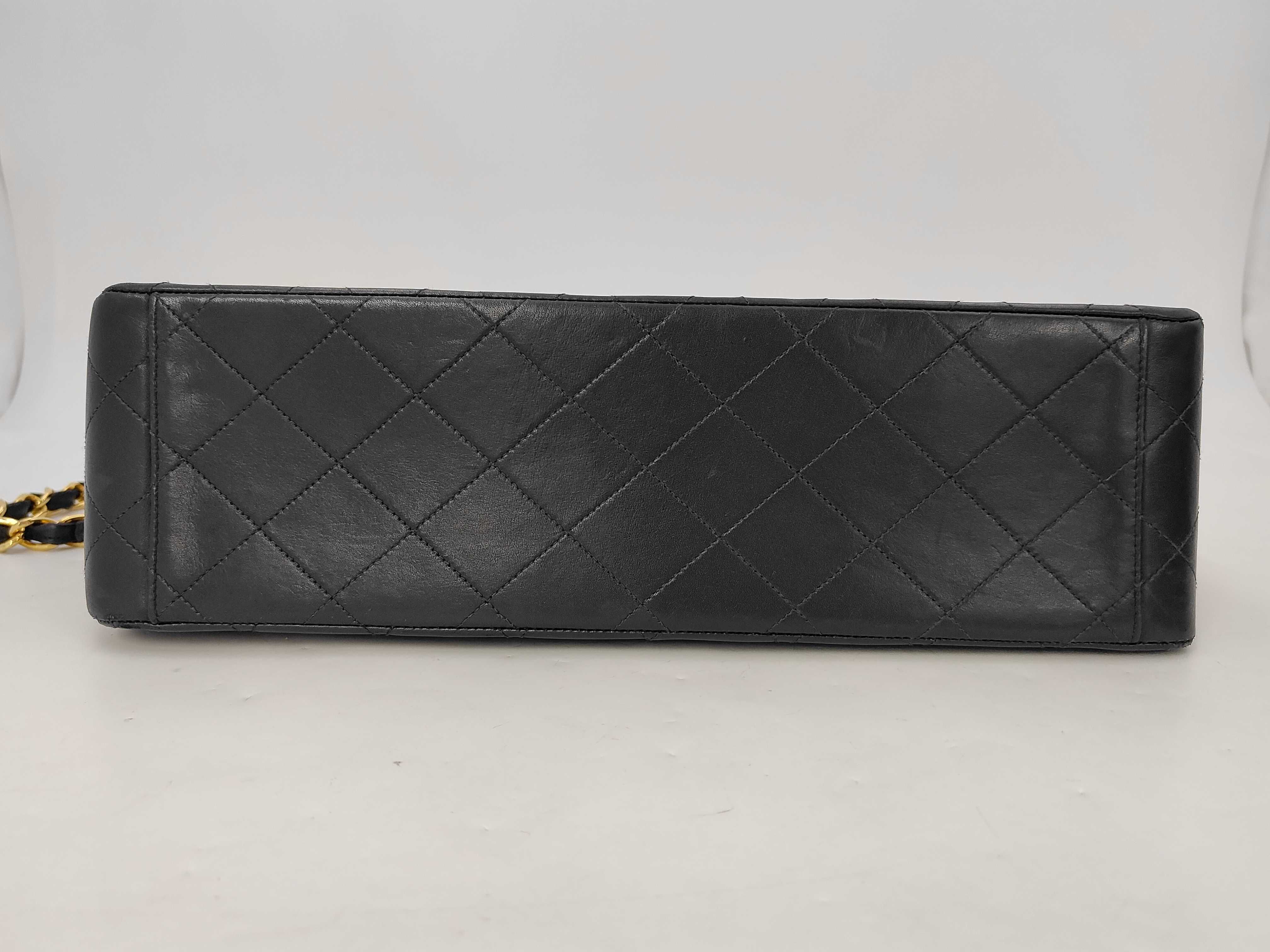 Large Matelassé Chain Shoulder Bag (Lambrand) — view 8