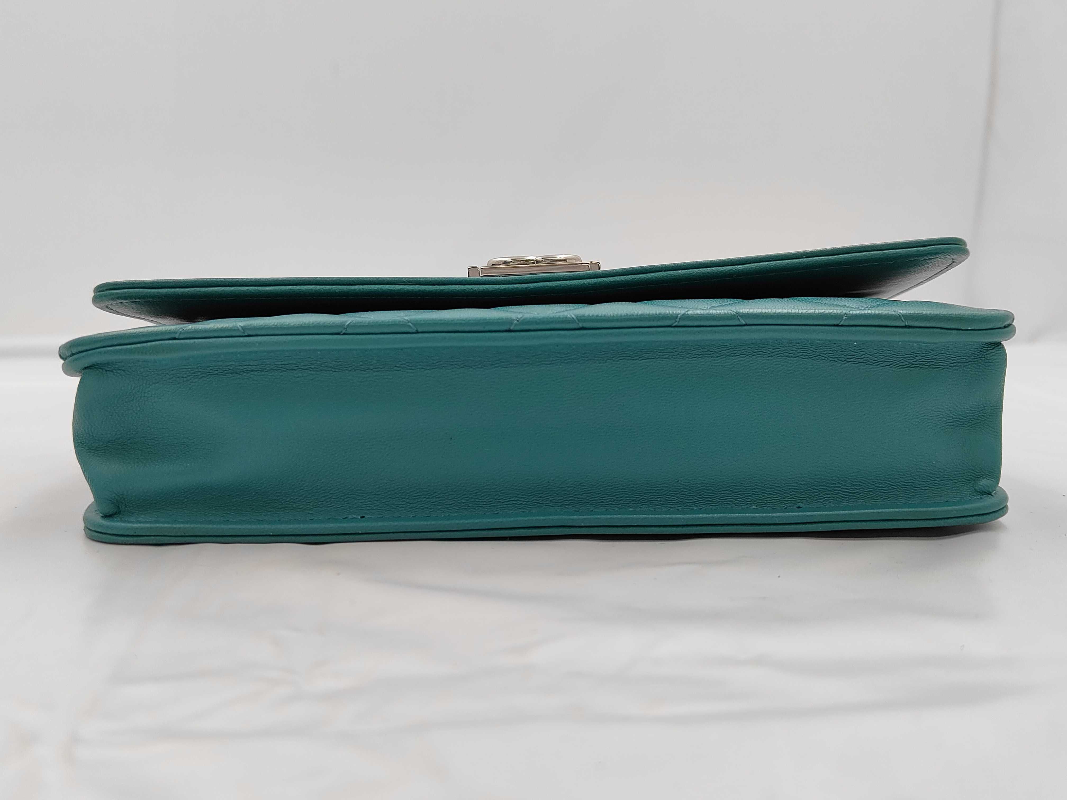 Lambskin Matelassé Chain Shoulder Bag (with seal and card) — view 6
