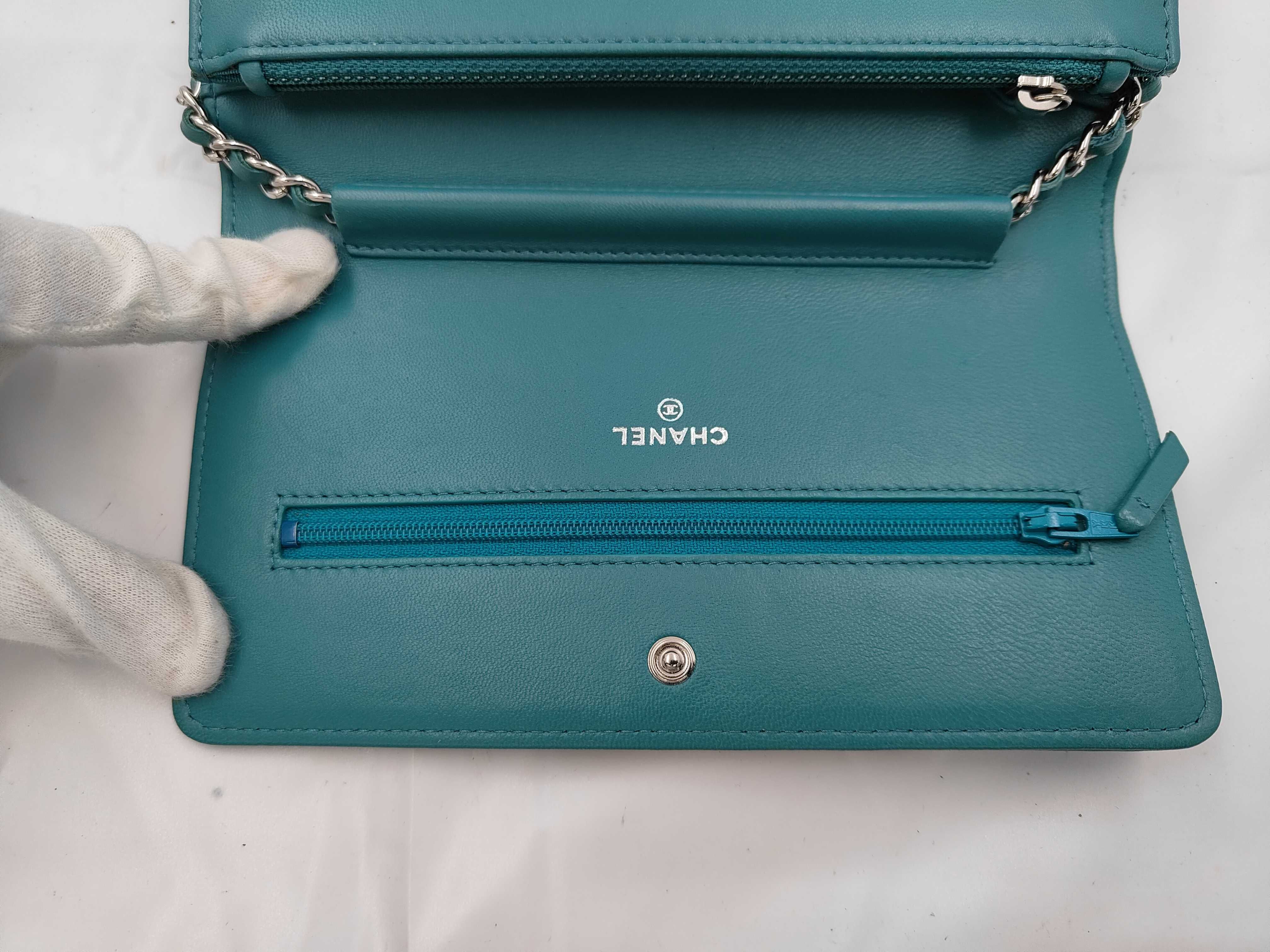 Lambskin Matelassé Chain Shoulder Bag (with seal and card) — view 7
